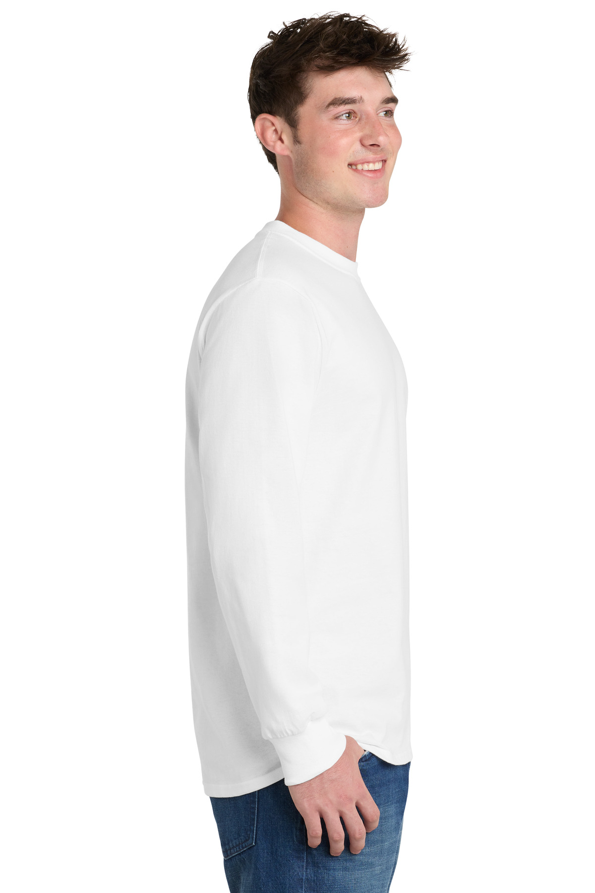 Port & Co Long Sleeve Essential Tee. PC61LS