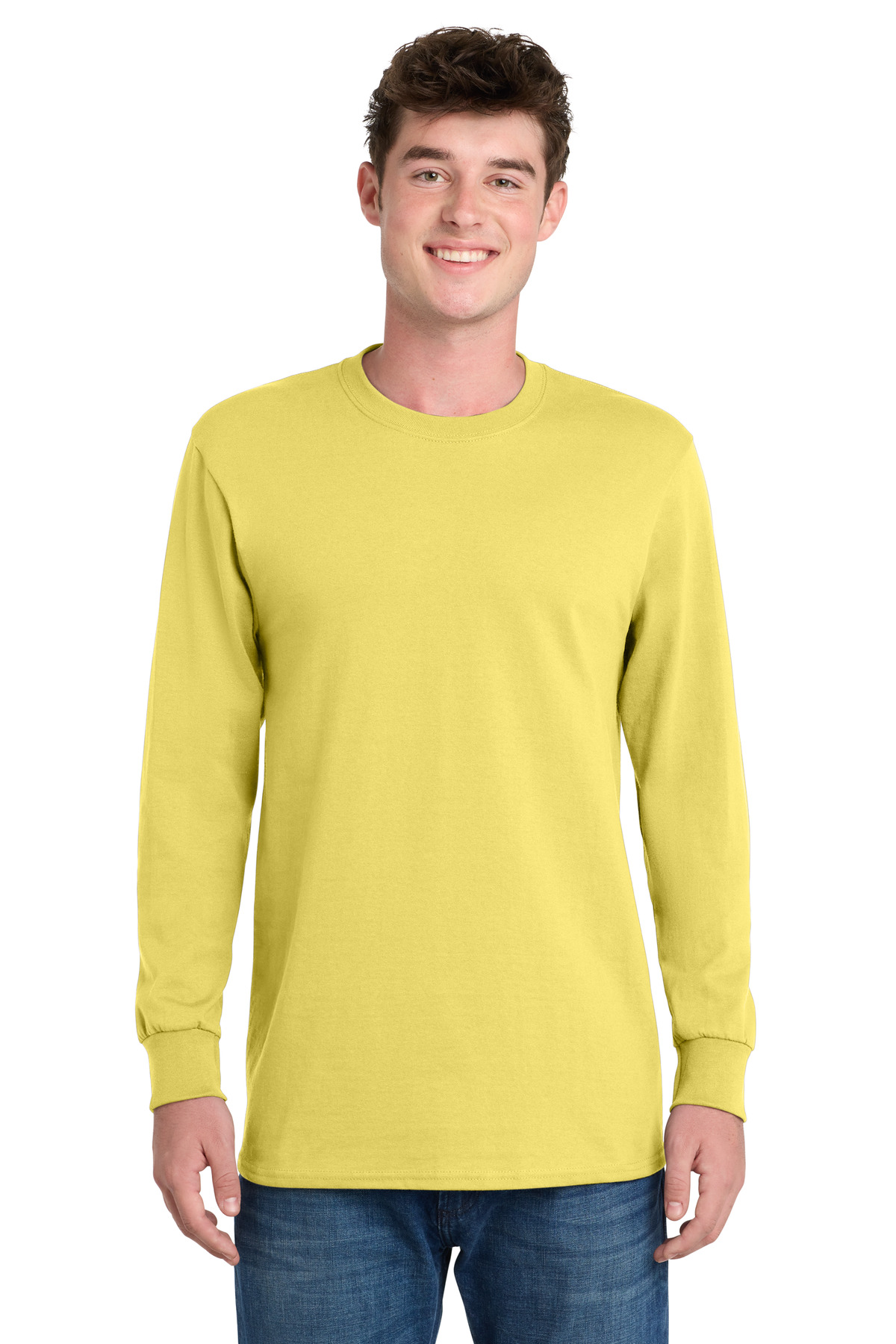 Port & Co PC61LS swatch in Yellow
