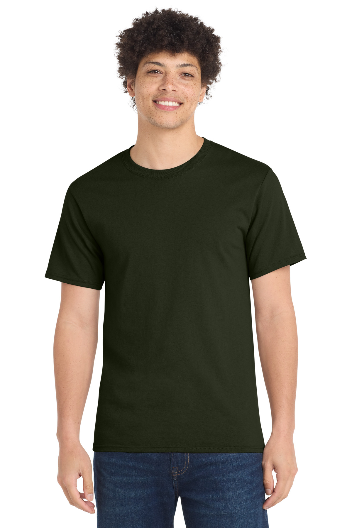 Port & Co PC61 swatch in Olive