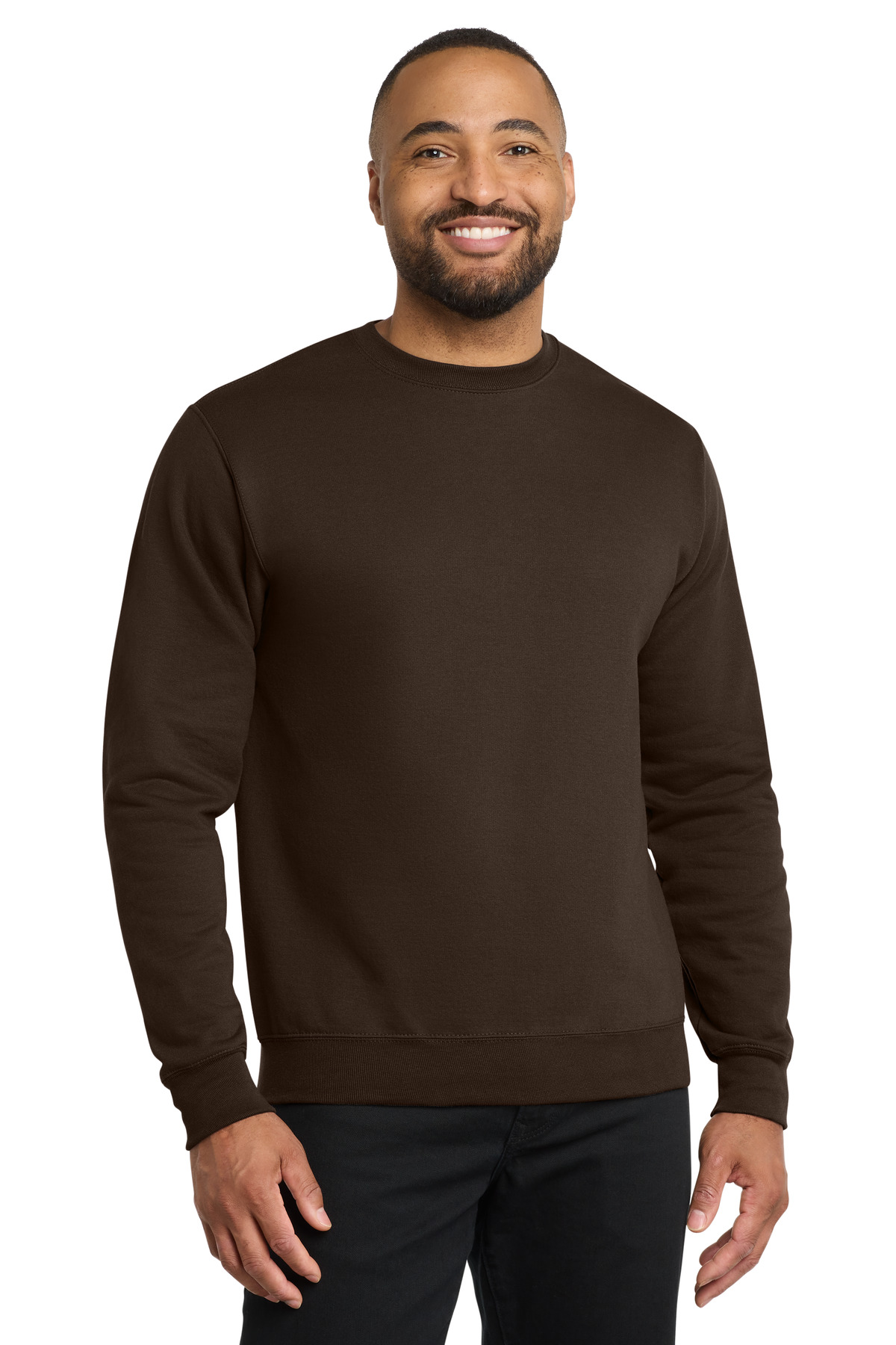 Port & Co PC78 swatch in Dark Chocolate Brown