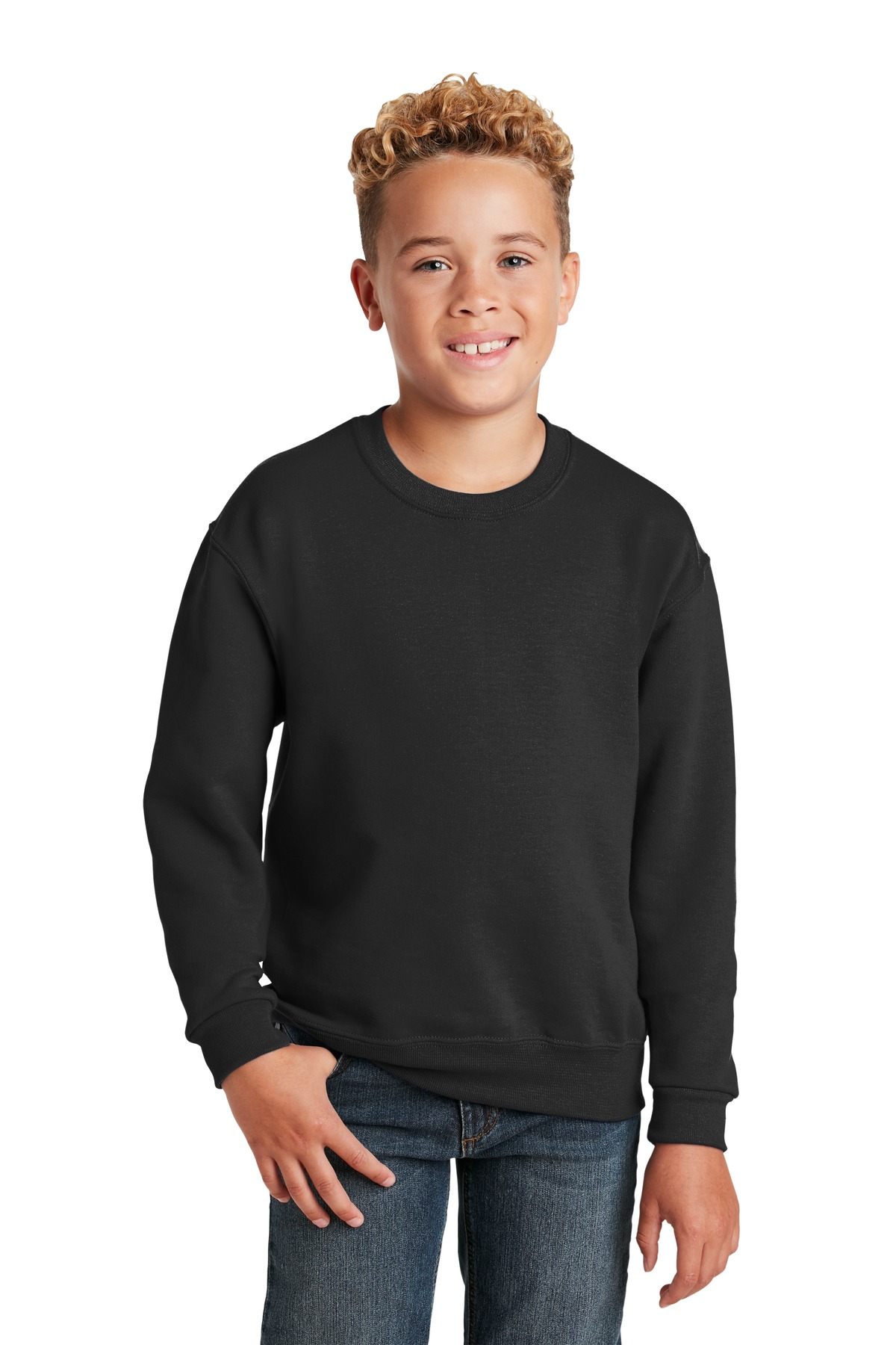 Jerzees - Youth NuBlend Crewneck Sweatshirt. 562B