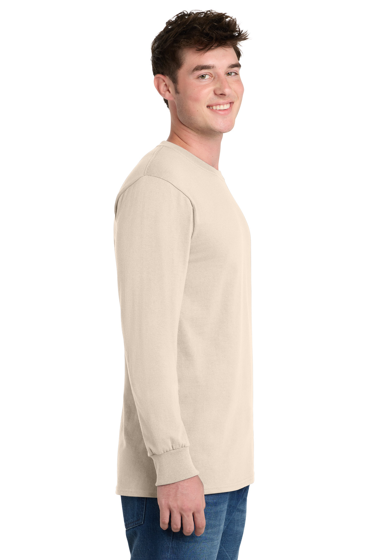 Port & Co Tall Long Sleeve Essential Tee. PC61LST