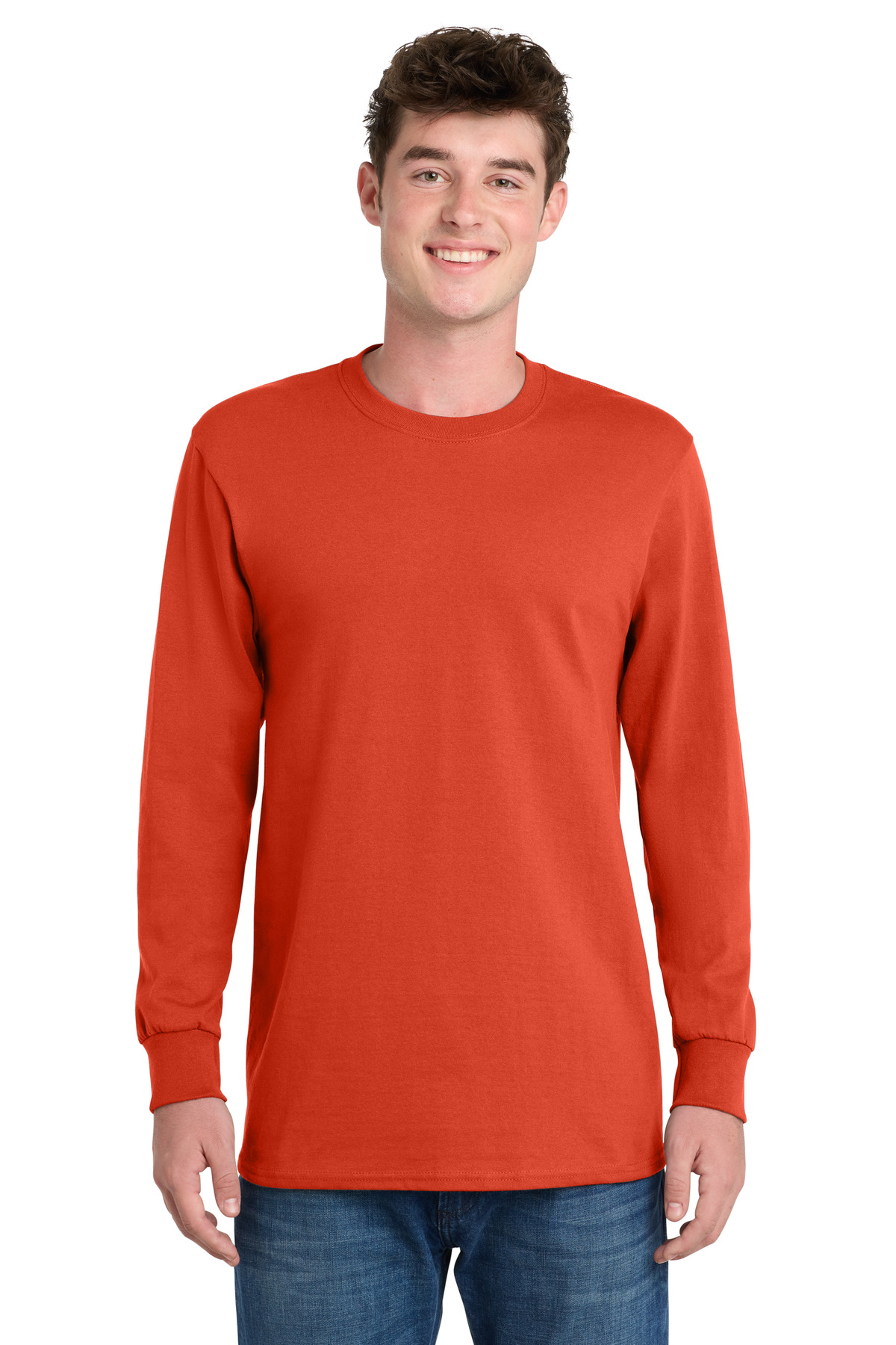 Port & Co PC61LST swatch in Orange
