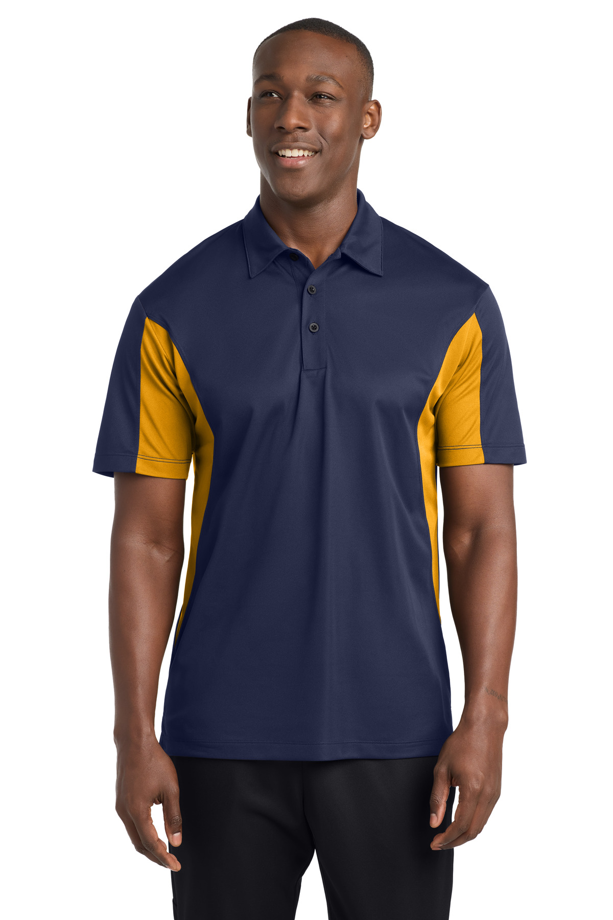 Sport-Tek Tall Side Blocked Micropique Sport-Wick Polo. TST655