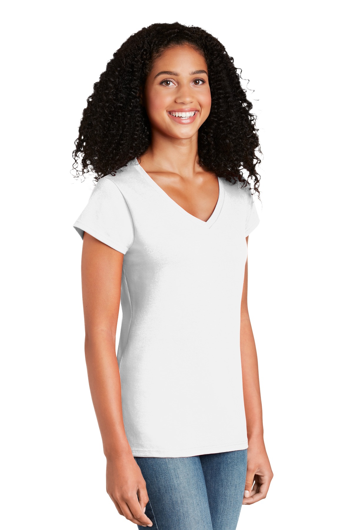 Gildan Softstyle Women's Fit V-Neck T-Shirt. 64V00L