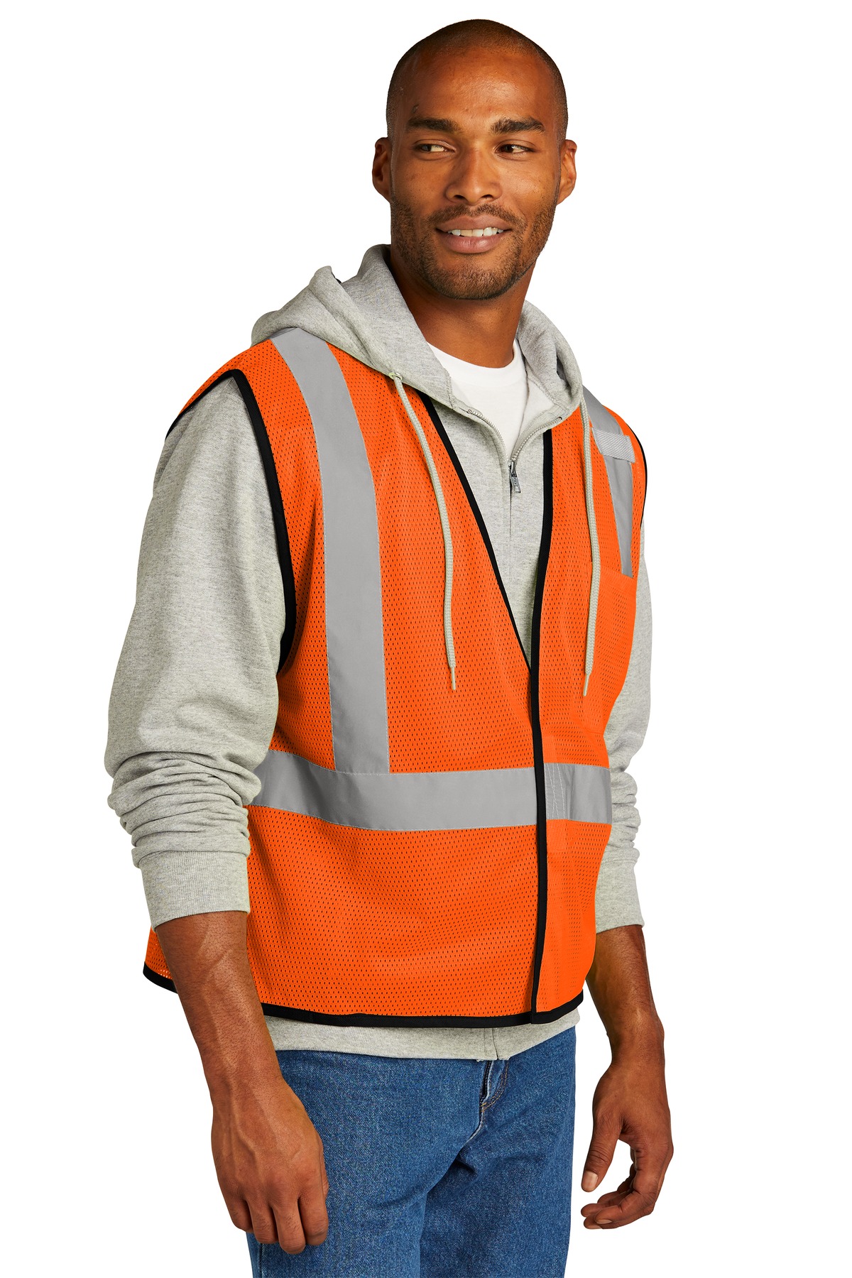 CornerStone ANSI 107 Class 2 Economy Mesh One-Pocket Vest. CSV100