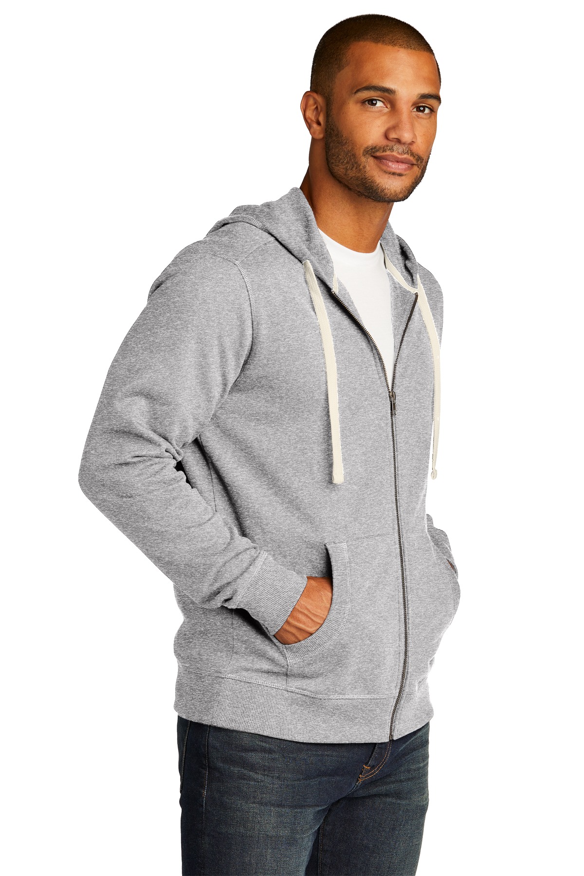 District Re-Fleece Full-Zip Hoodie DT8102