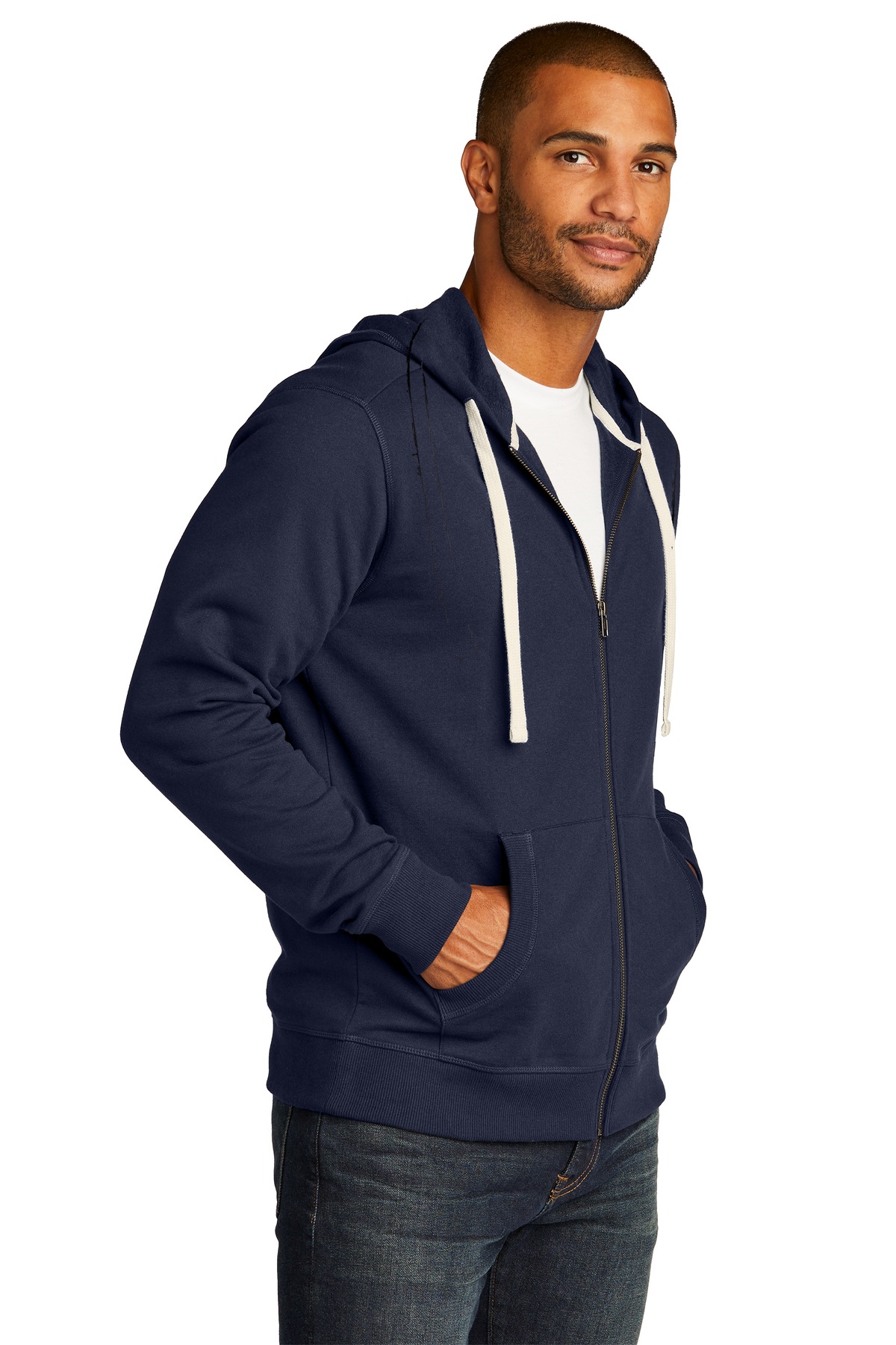 District Re-Fleece Full-Zip Hoodie DT8102