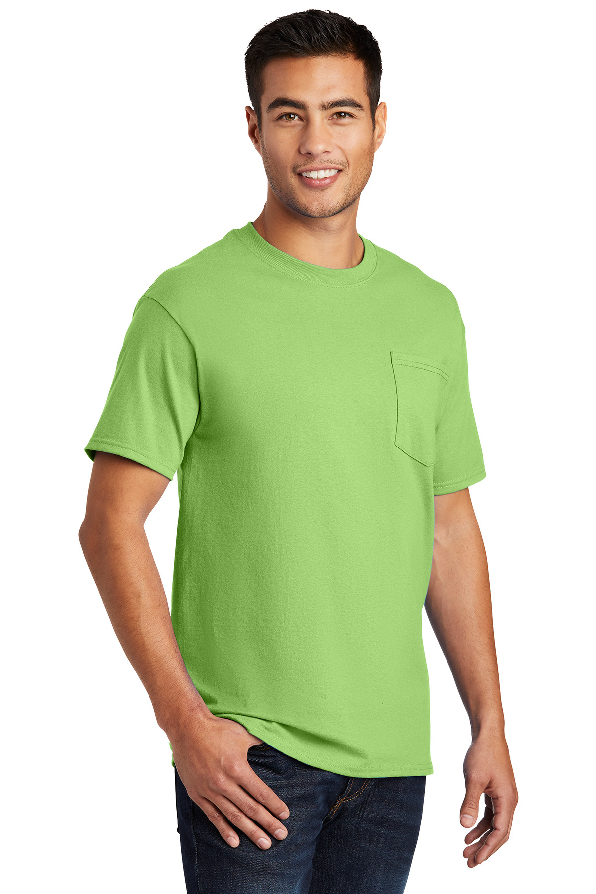 Port & Company Essential Pocket Tee. PC61P