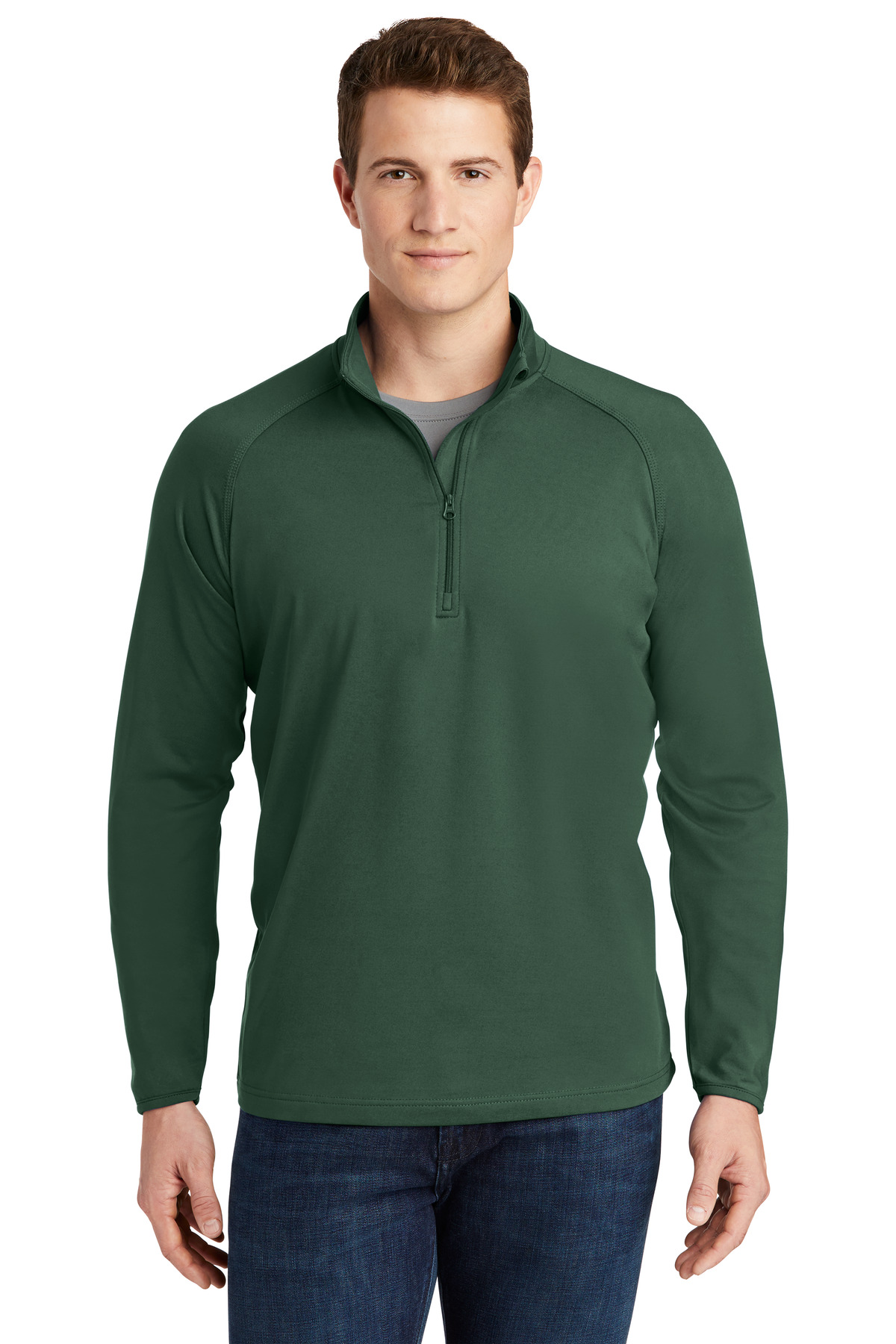 Sport-Tek Sport-Wick Stretch 1/4-Zip Pullover. ST850