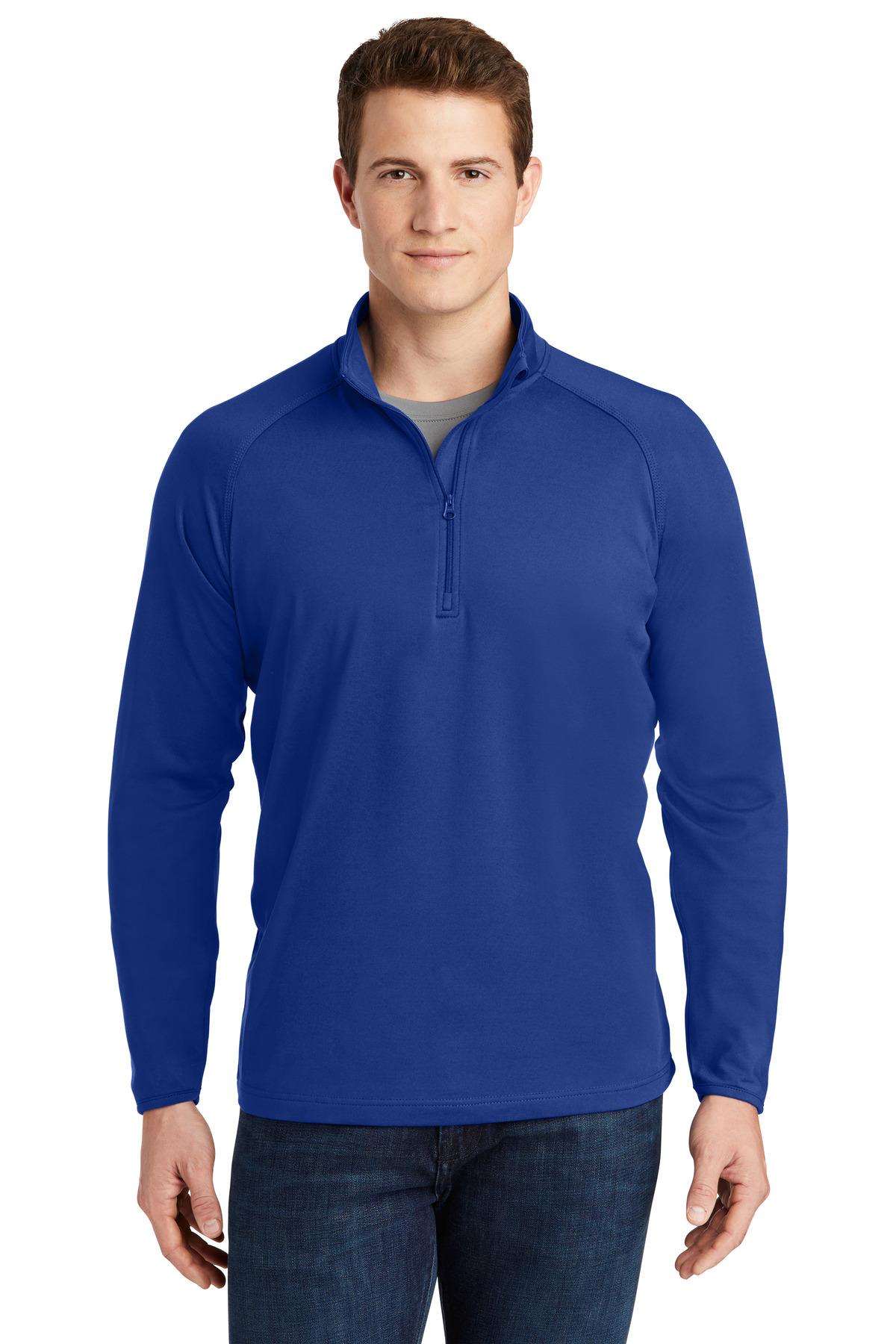 Sport-Tek Sport-Wick Stretch 1/4-Zip Pullover. ST850