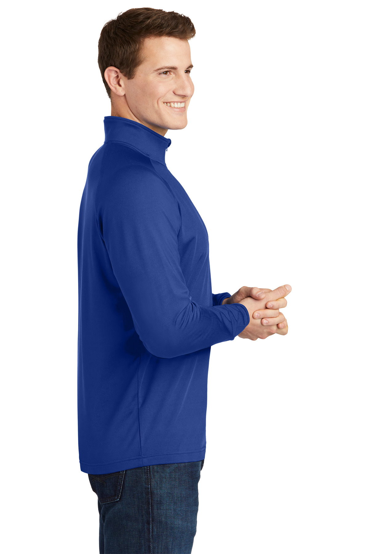 Sport-Tek Sport-Wick Stretch 1/4-Zip Pullover. ST850