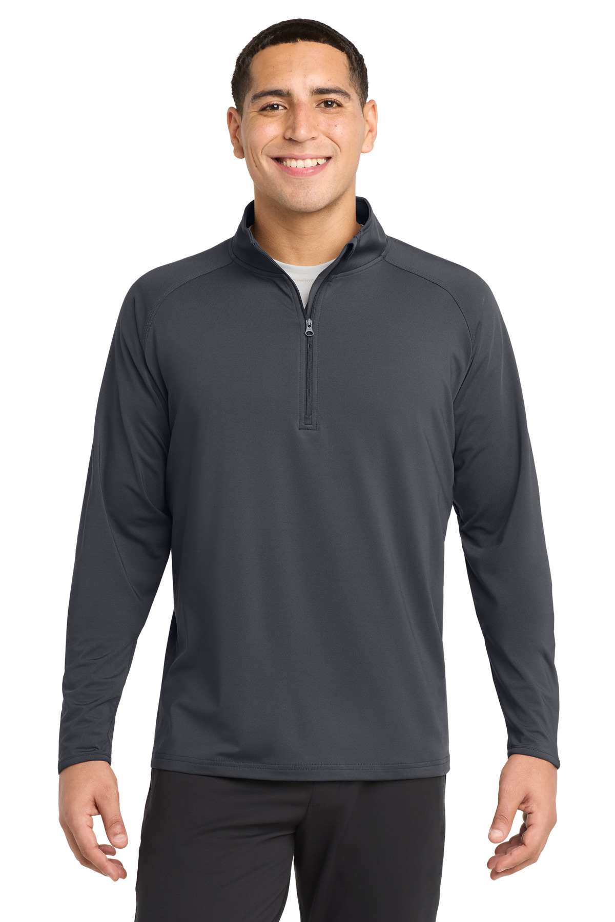 Sport-Tek Tall Sport-Wick Stretch 1/4-Zip Pullover. TST850