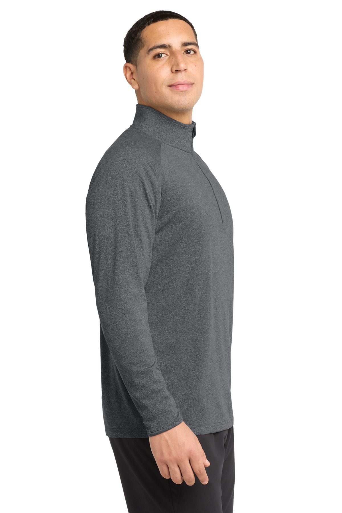 Sport-Tek Tall Sport-Wick Stretch 1/4-Zip Pullover. TST850