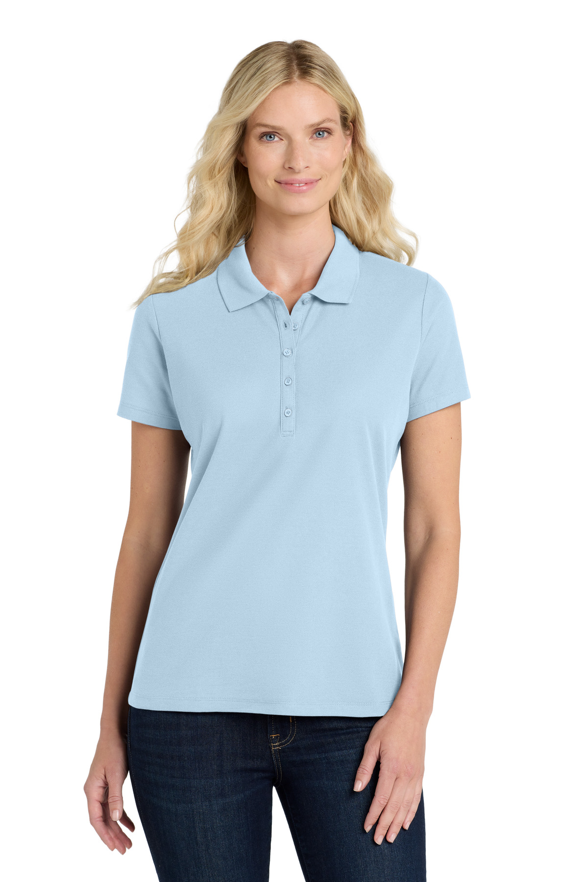 Port Authority ® Women's SuperPro React ™ Polo. LK810 - Image 3
