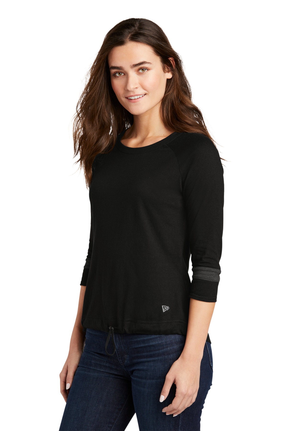 New Era Women's Tri-Blend 3/4-Sleeve Tee LNEA136