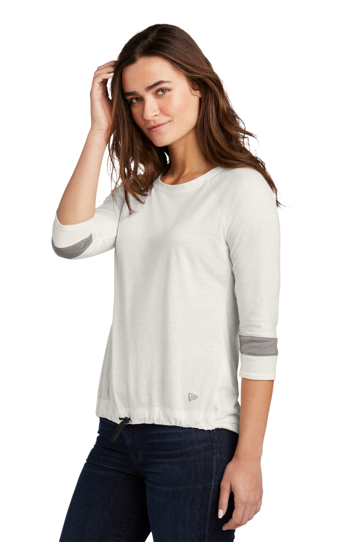 New Era Women's Tri-Blend 3/4-Sleeve Tee LNEA136