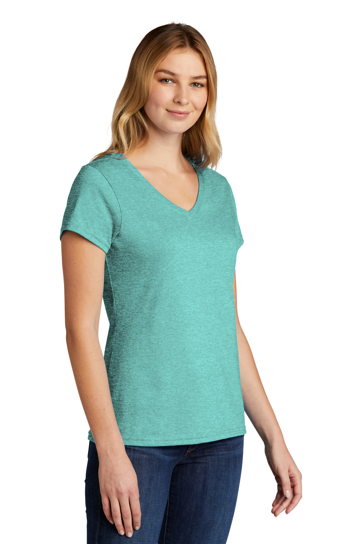 Port & Company Women's Tri-Blend V-Neck Tee. LPC330V