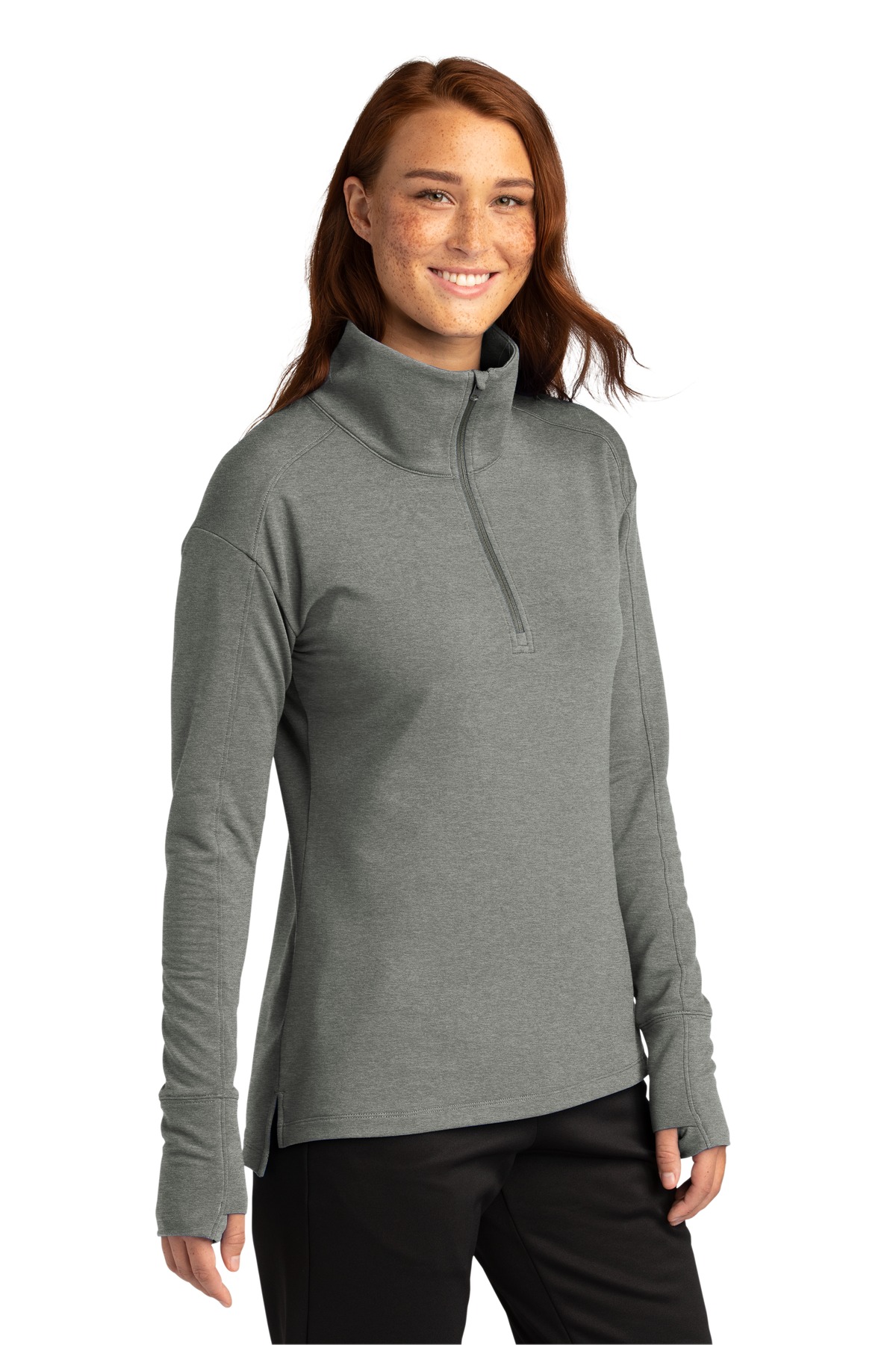 Sport-Tek Women's Sport-Wick Flex Fleece 1/4-Zip. LST561