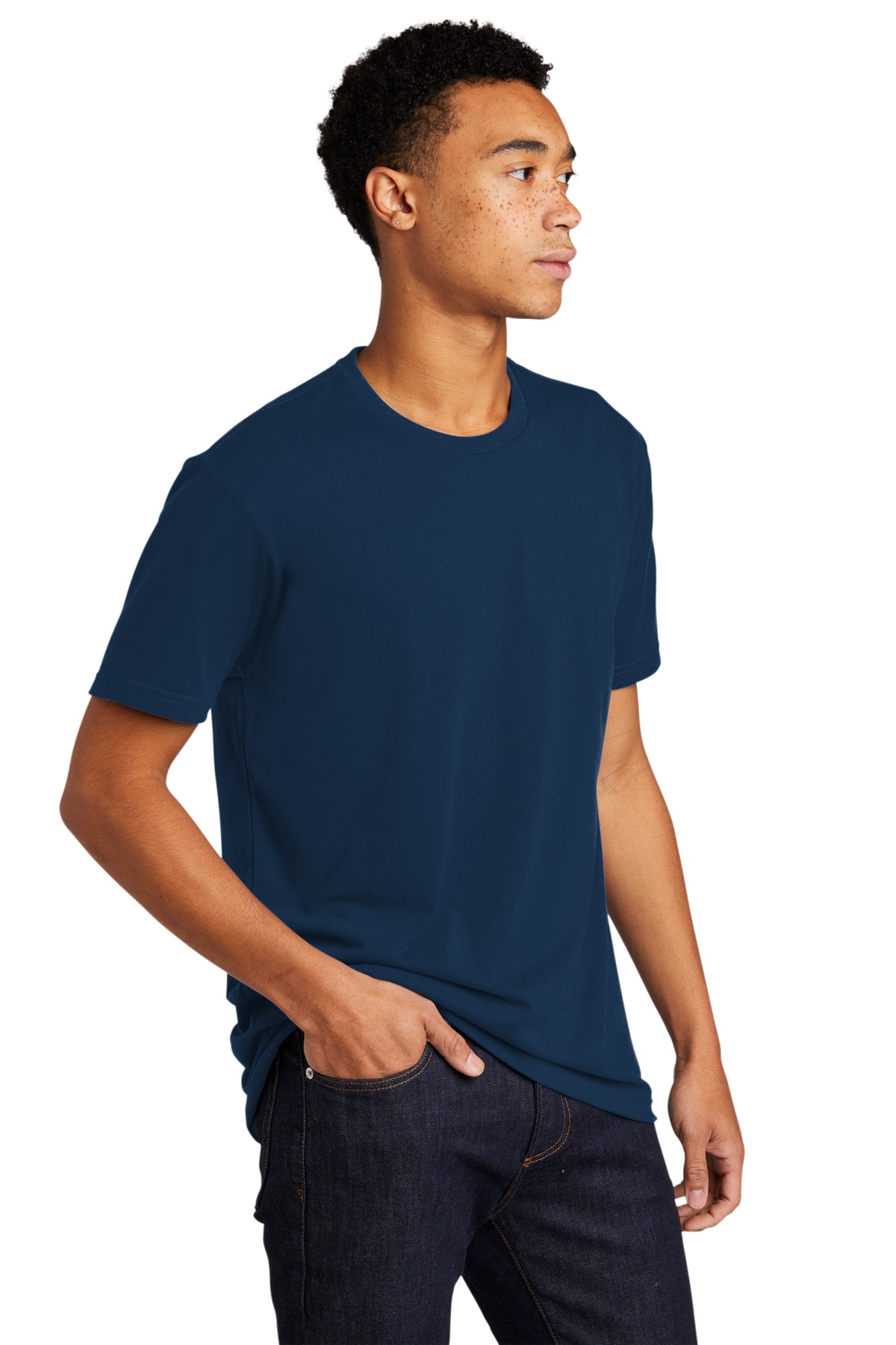 Next Level Apparel Adult CVC Sueded Tee. NL6410