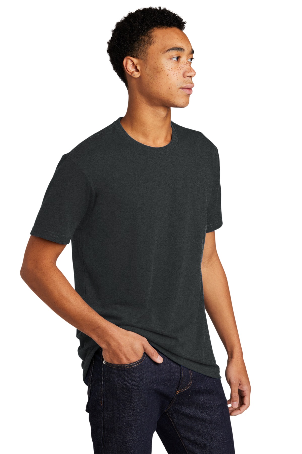 Next Level Apparel Adult CVC Sueded Tee. NL6410