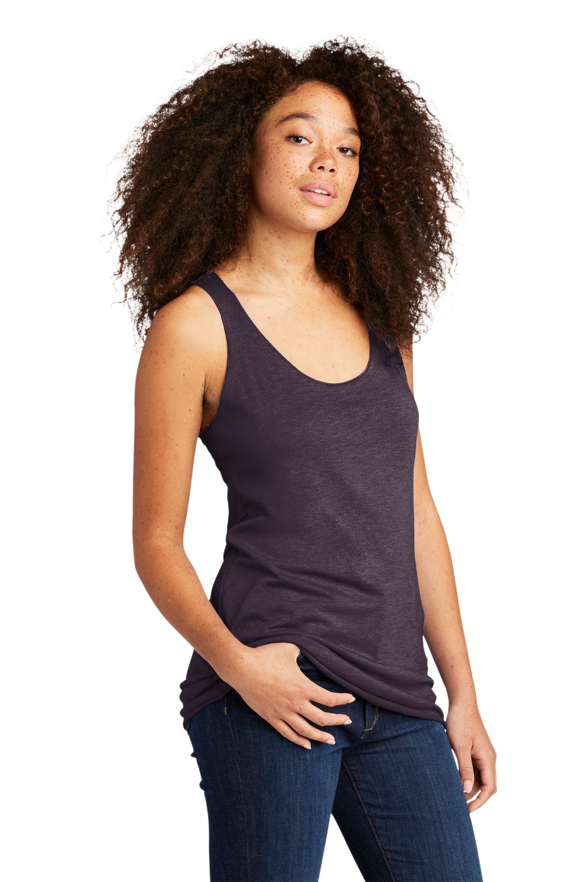 Next Level Apparel Women's Tri-Blend Racerback Tank. NL6733