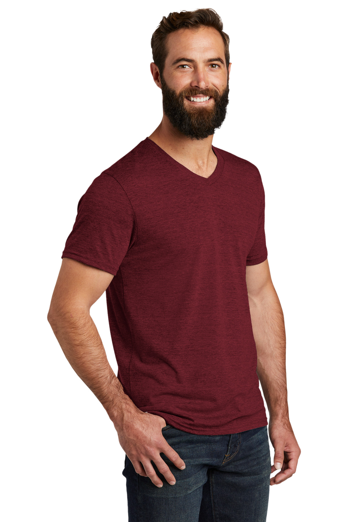 Allmade Unisex Tri-Blend V-Neck Tee AL2014