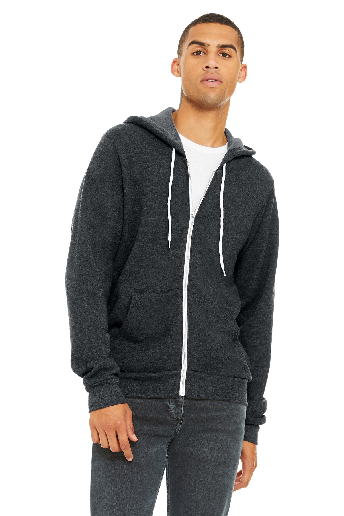BELLA+CANVAS ® Unisex Sponge Fleece Full-Zip Hoodie. BC3739 - Image 5