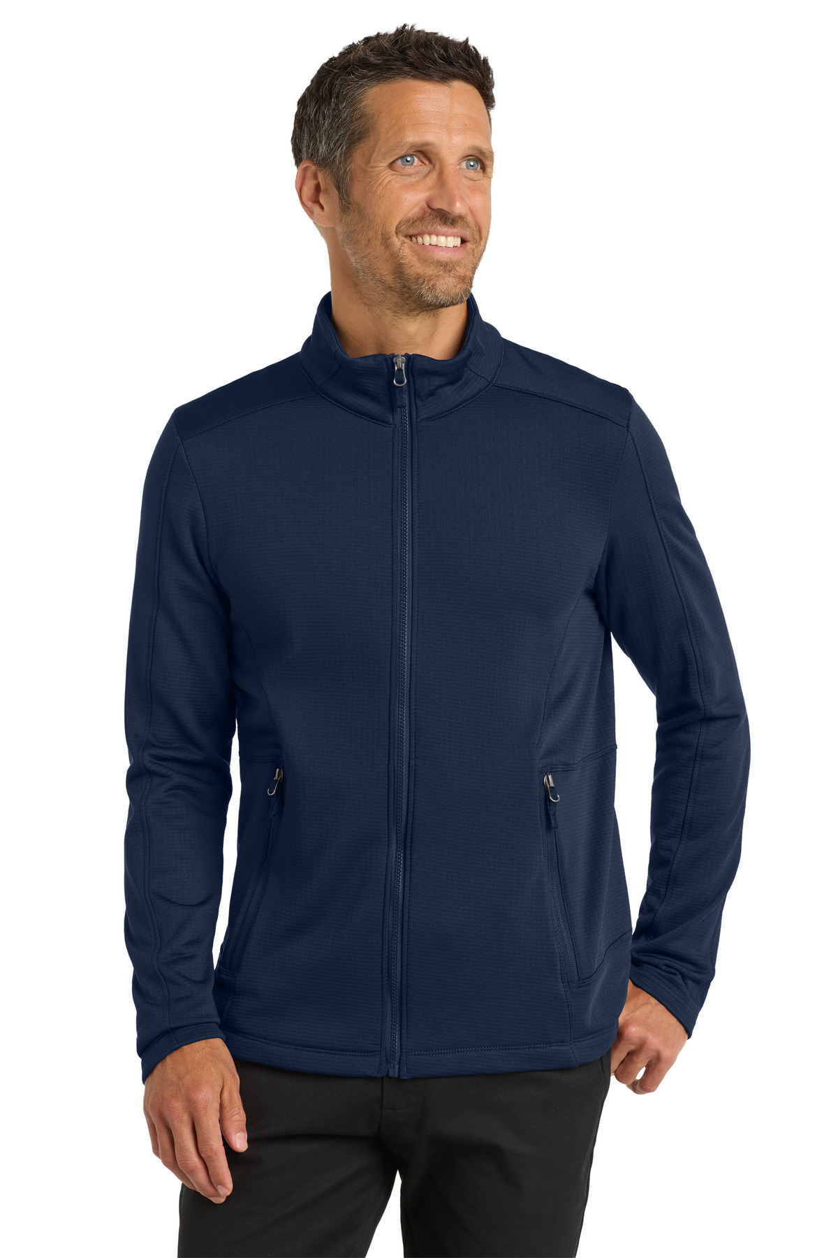 Port Authority ® Grid Fleece Jacket. F239 - Image 3