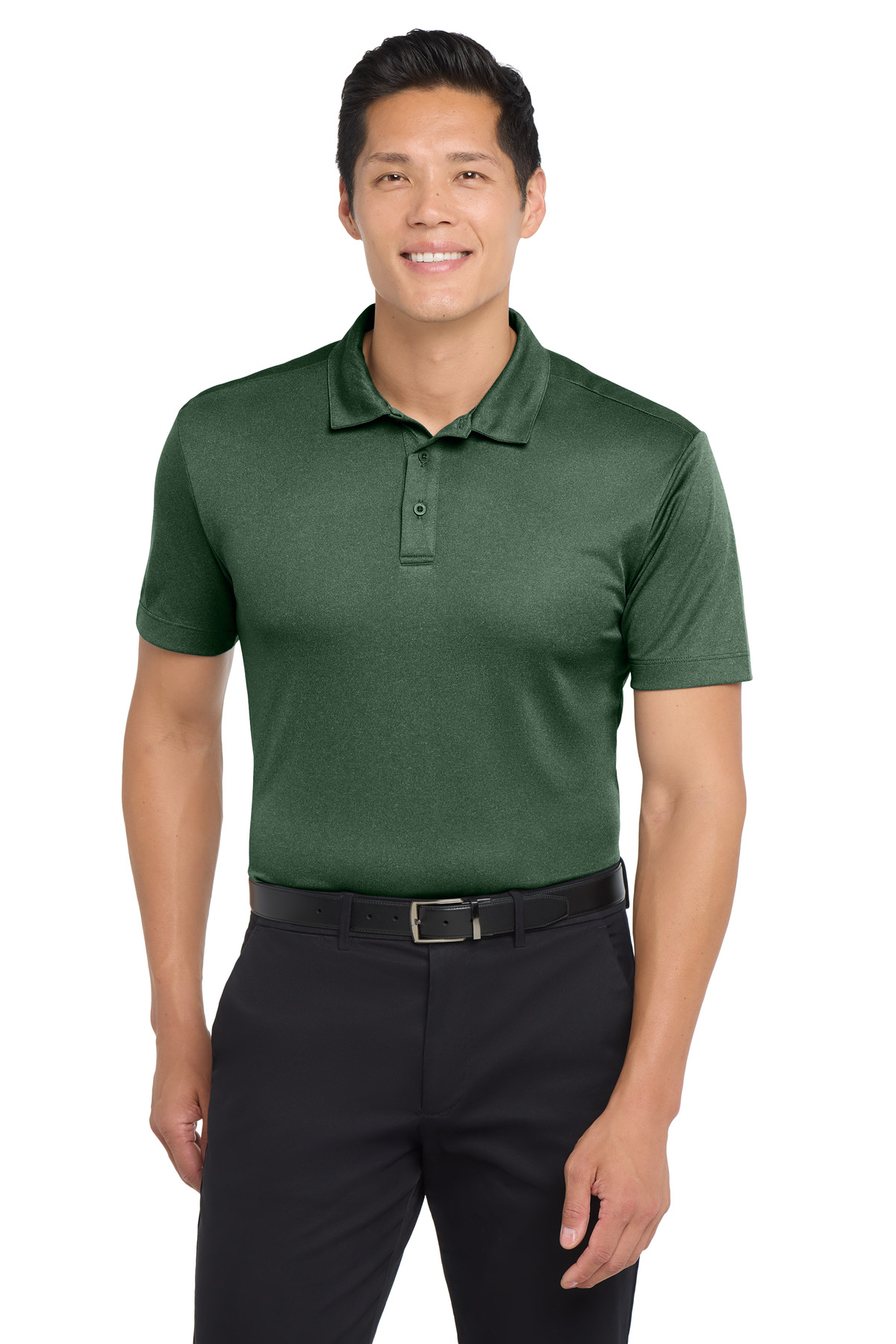 Port Authority ® Heathered Silk Touch ™ Performance Polo. K542 - Image 2