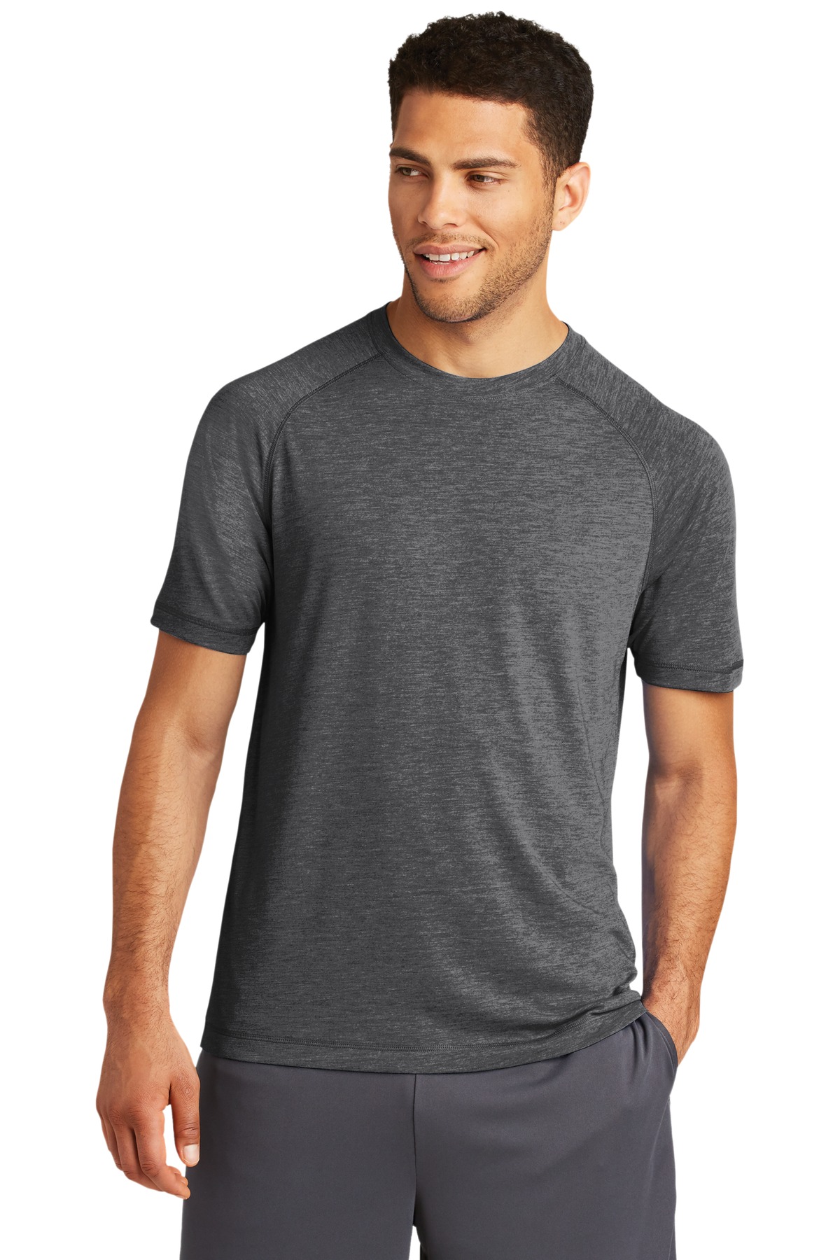 Sport-Tek PosiCharge Tri-Blend Wicking Raglan Tee-Sport&#45;Tek