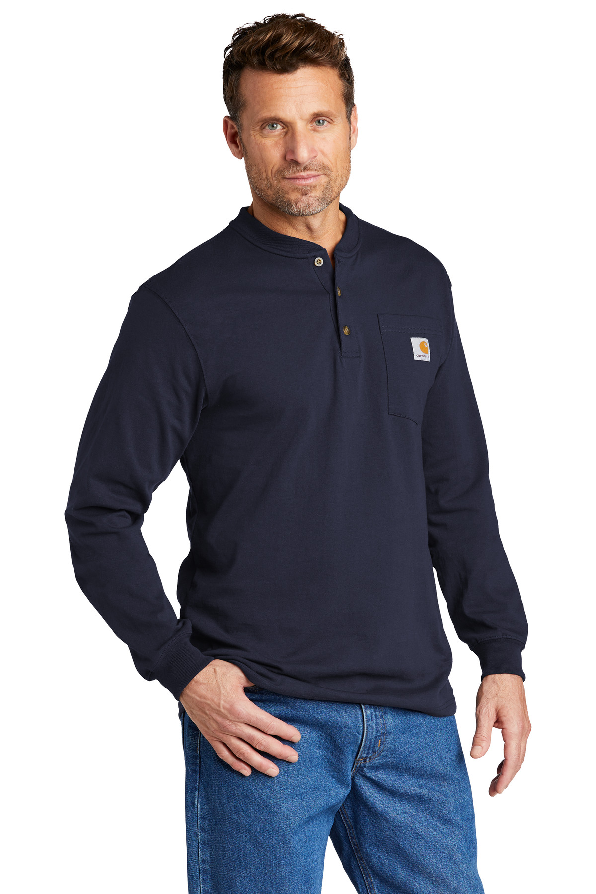 Carhartt Long Sleeve Henley T-Shirt CTK128