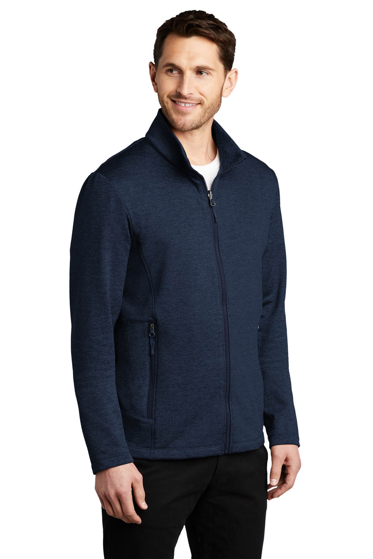Port Authority Collective Striated Fleece Jacket. F905
