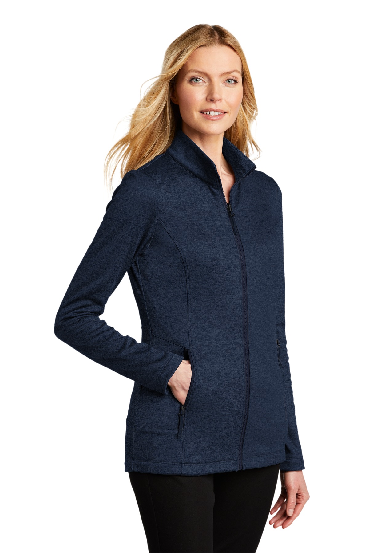 Port Authority Women's Collective Striated Fleece Jacket. L905