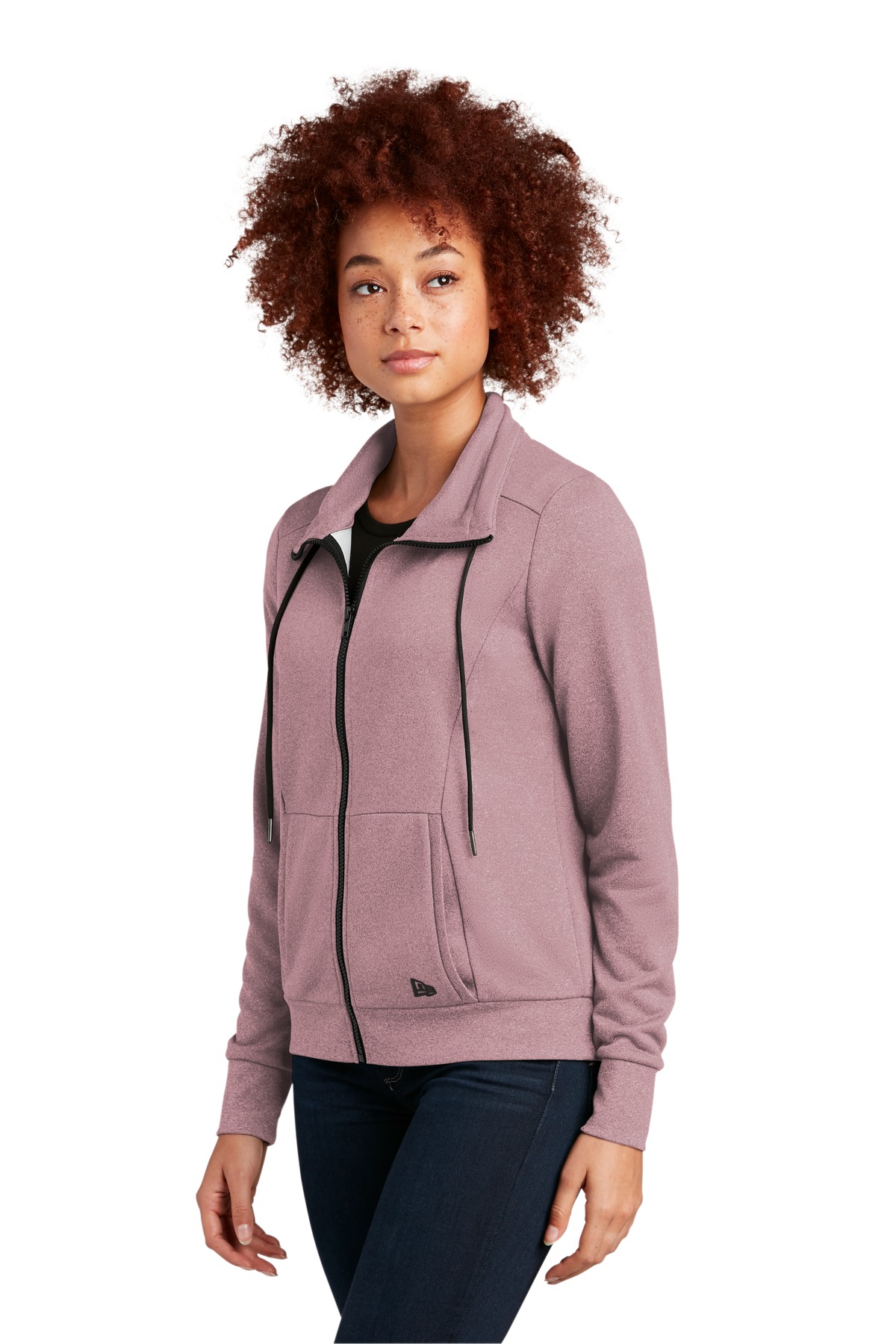 New Era Women's Performance Terry Full-Zip Cowl LNEA530