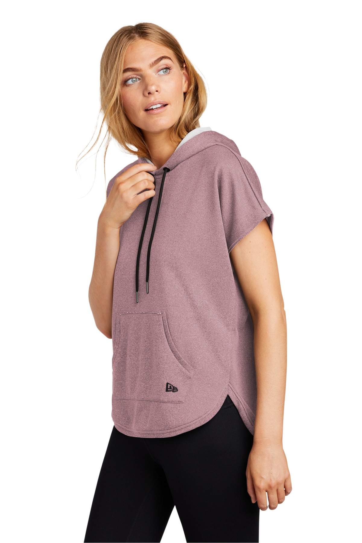 New Era Women's Performance Terry Short Sleeve Hoodie LNEA533
