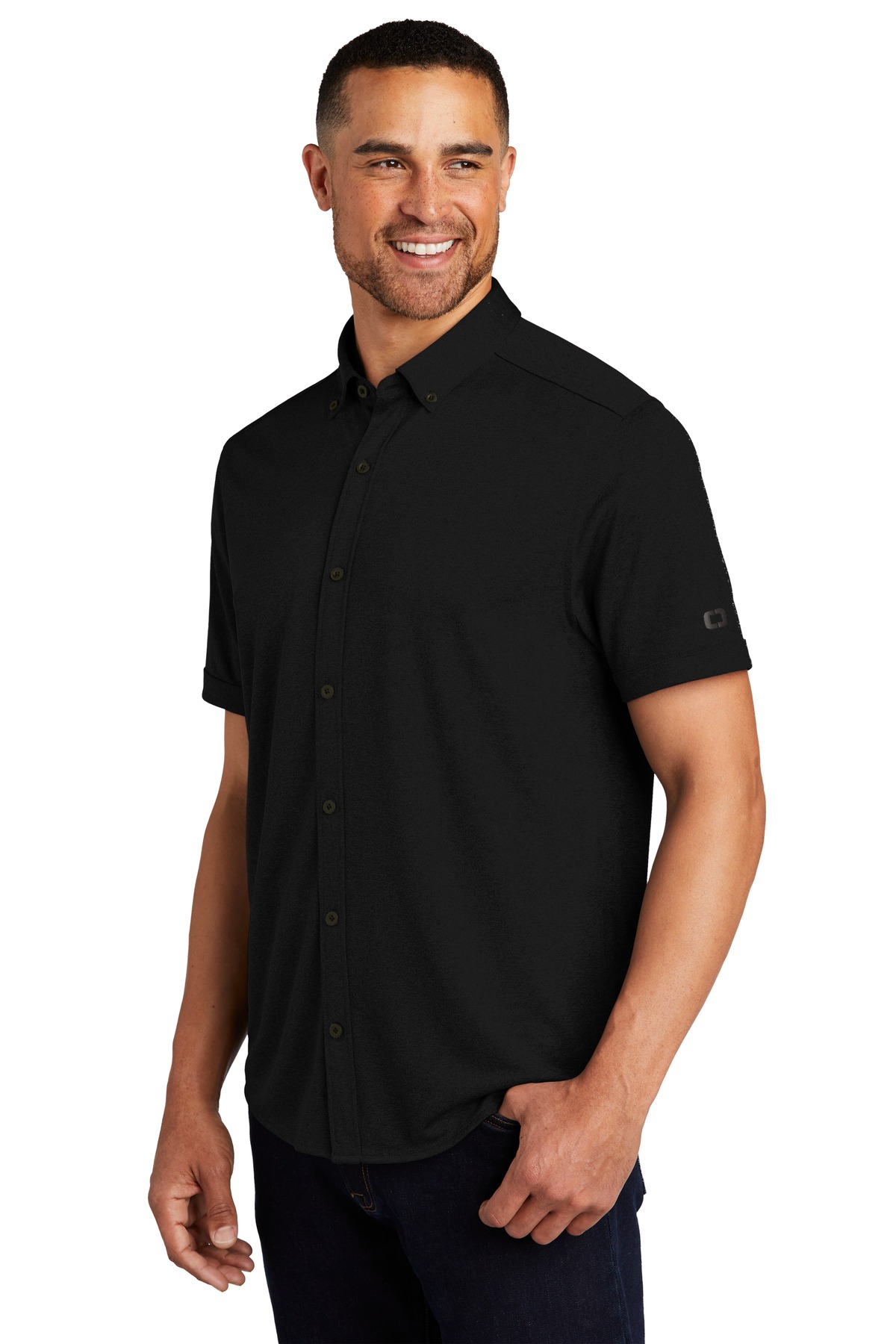 OGIO Gravitate Full-Button Polo. OG141