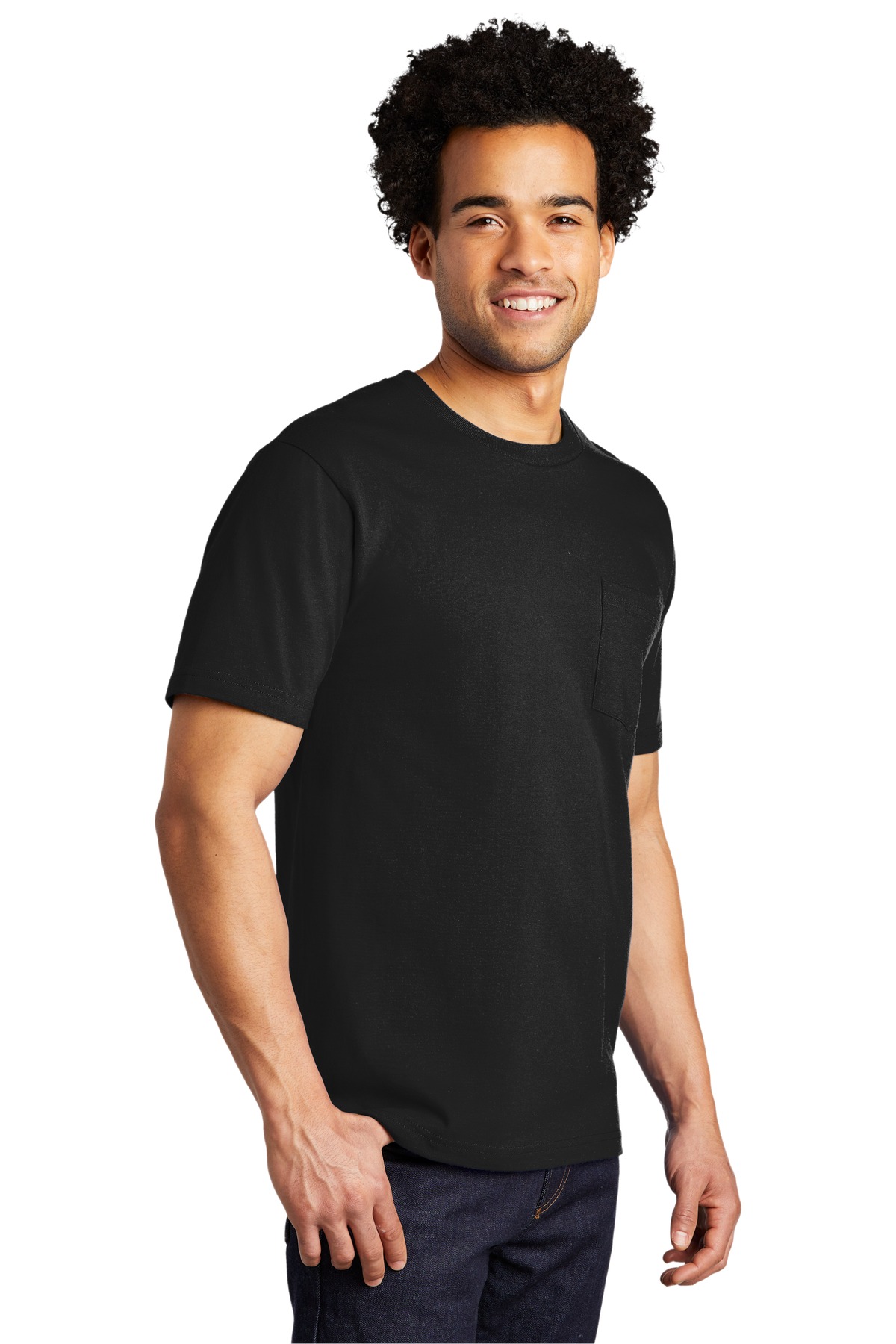 Port & Company Bouncer Pocket Tee PC600P