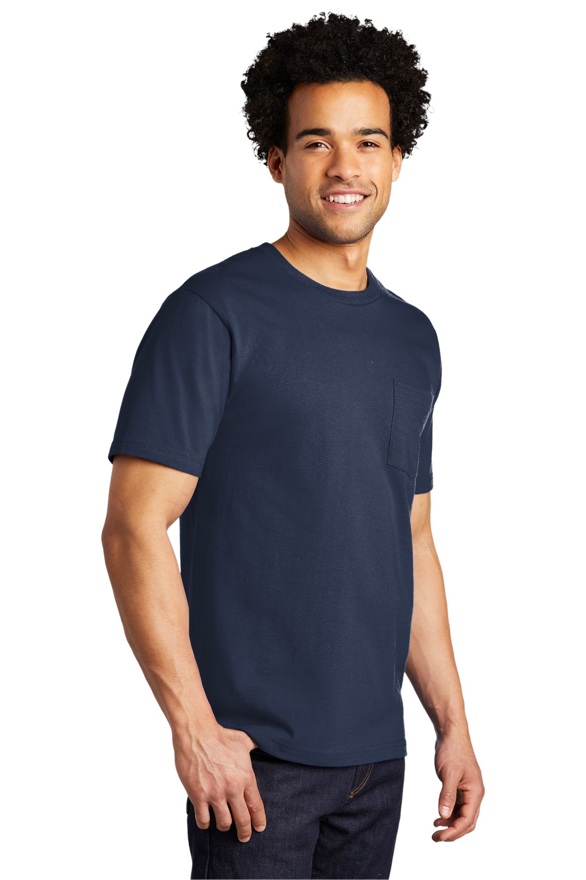 Port & Co Bouncer Pocket Tee PC600P
