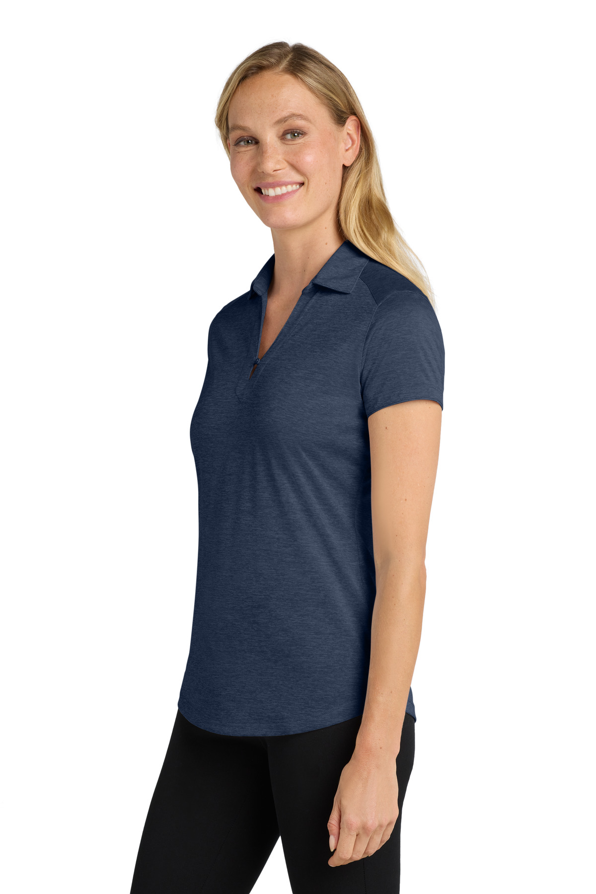 Port Authority Women's Digi Heather Performance Polo. L574
