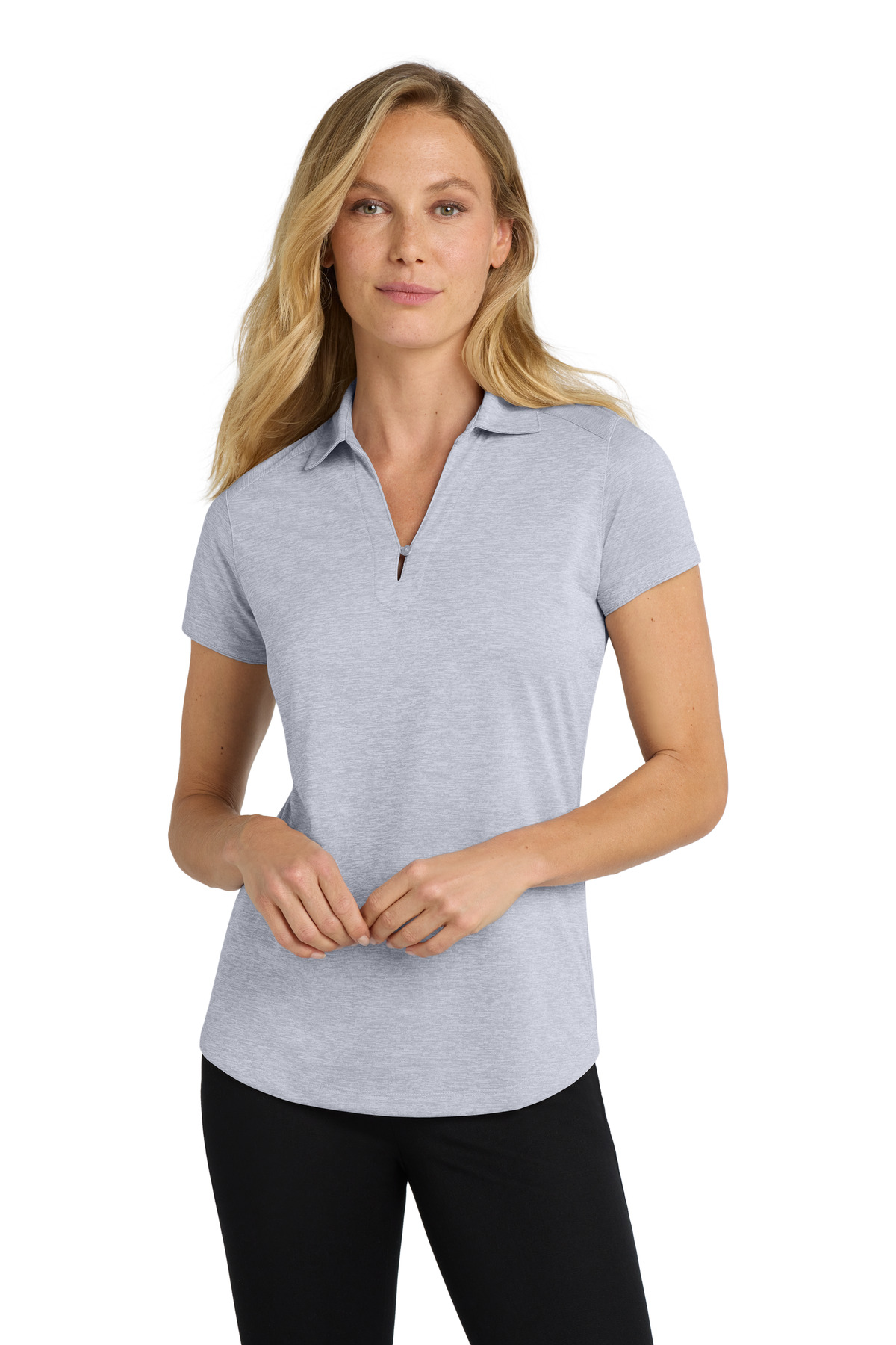 Port Authority Women's Digi Heather Performance Polo. L574