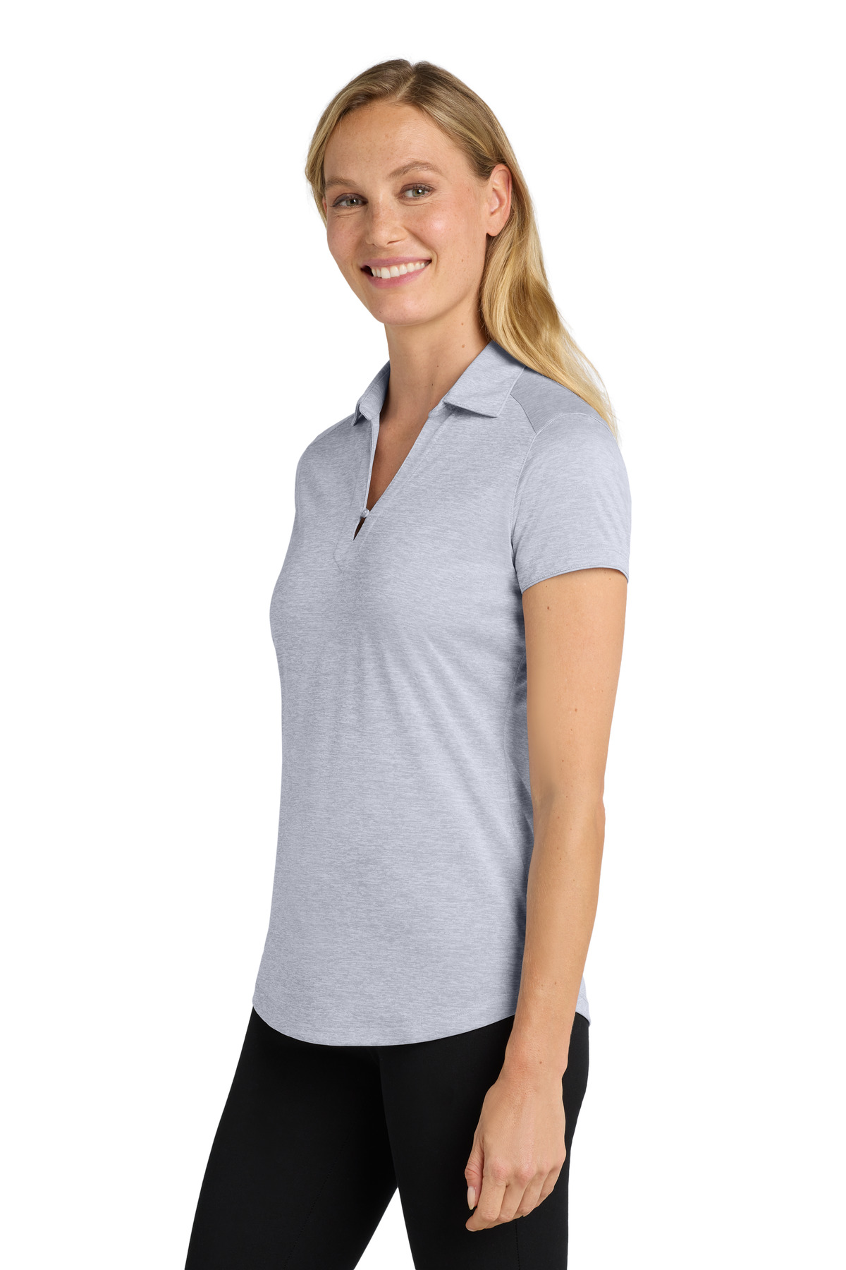 Port Authority Women's Digi Heather Performance Polo. L574