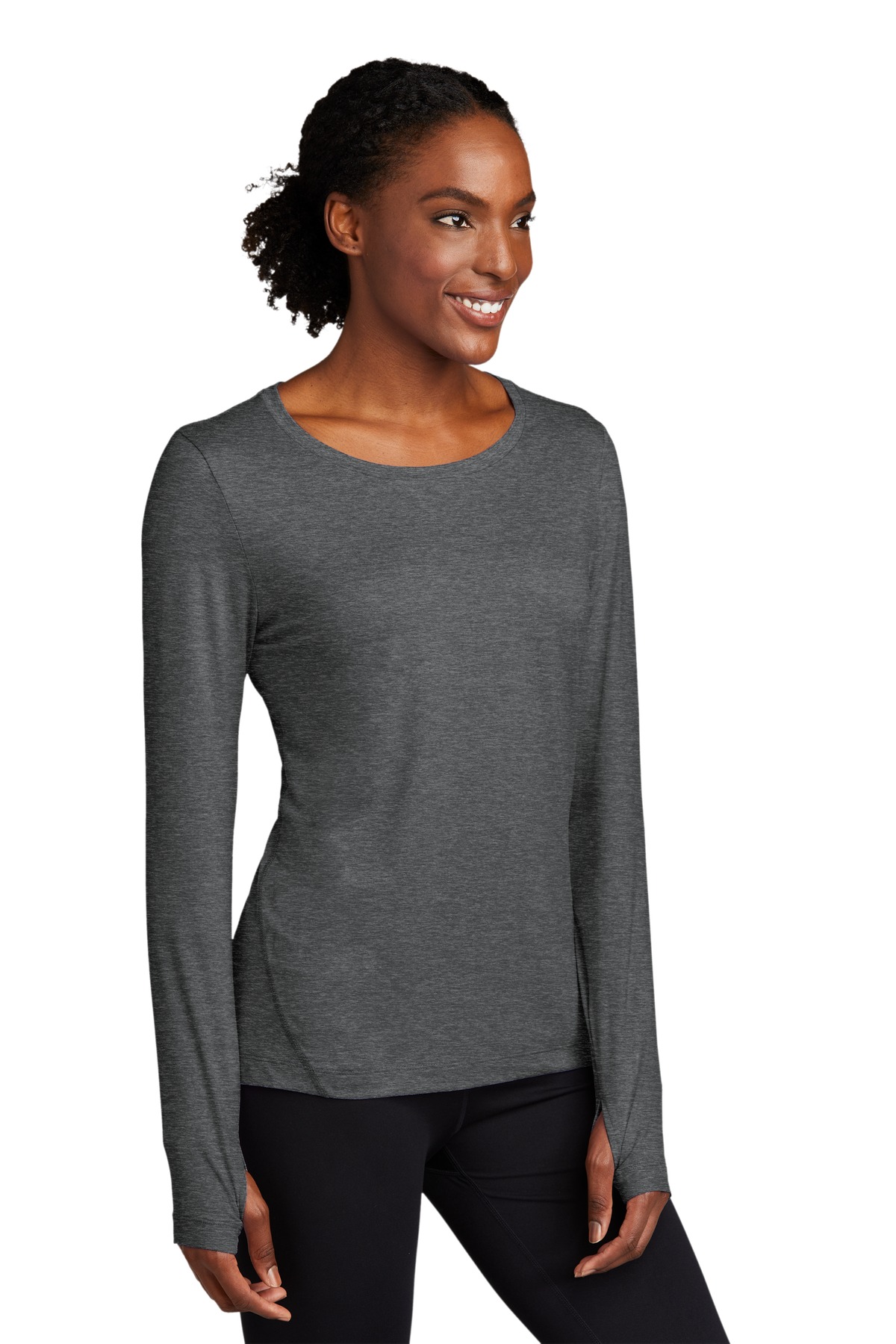 Sport-Tek Women's Exchange 1.5 Long Sleeve Crew     LST710