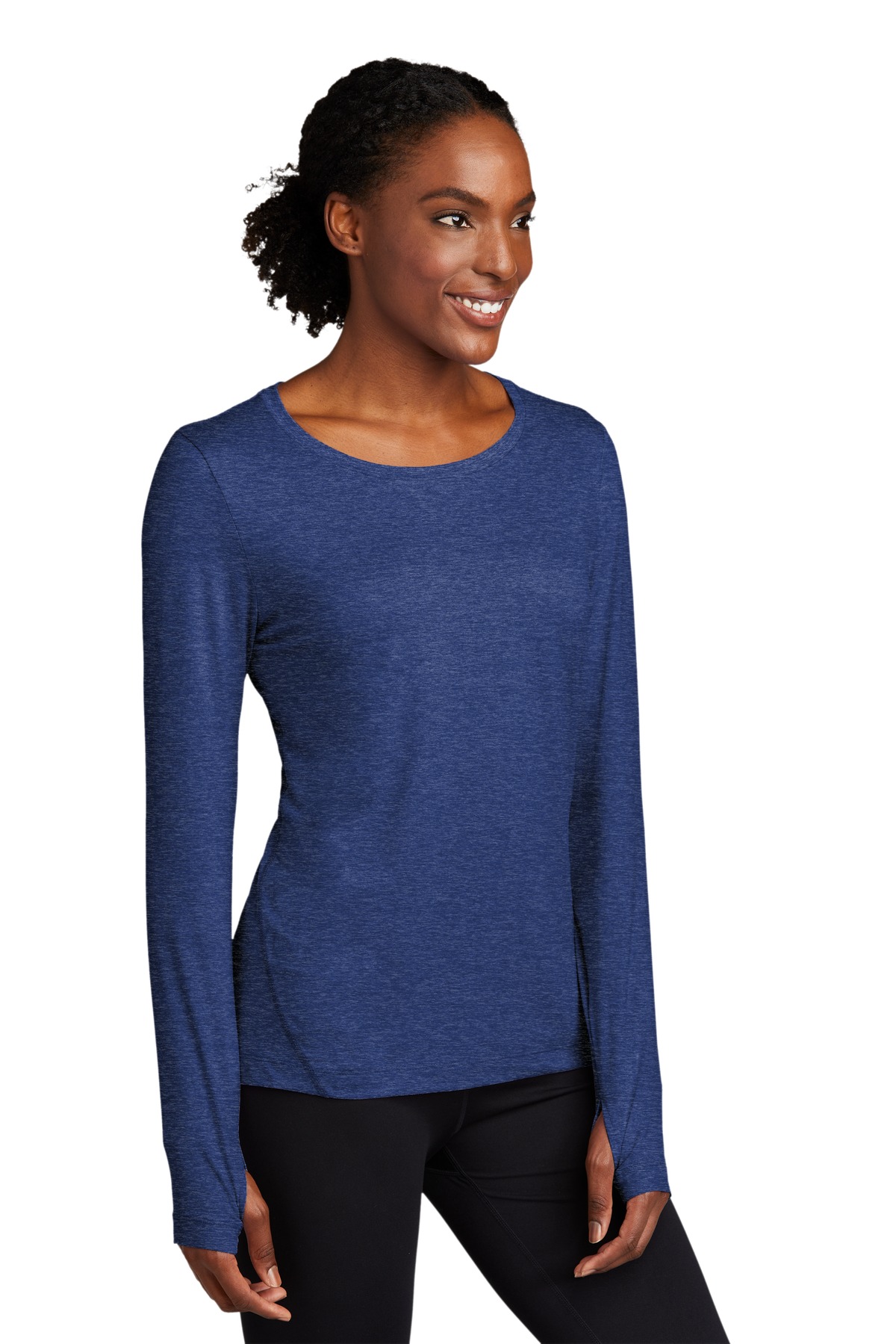 Sport-Tek Women's Exchange 1.5 Long Sleeve Crew     LST710
