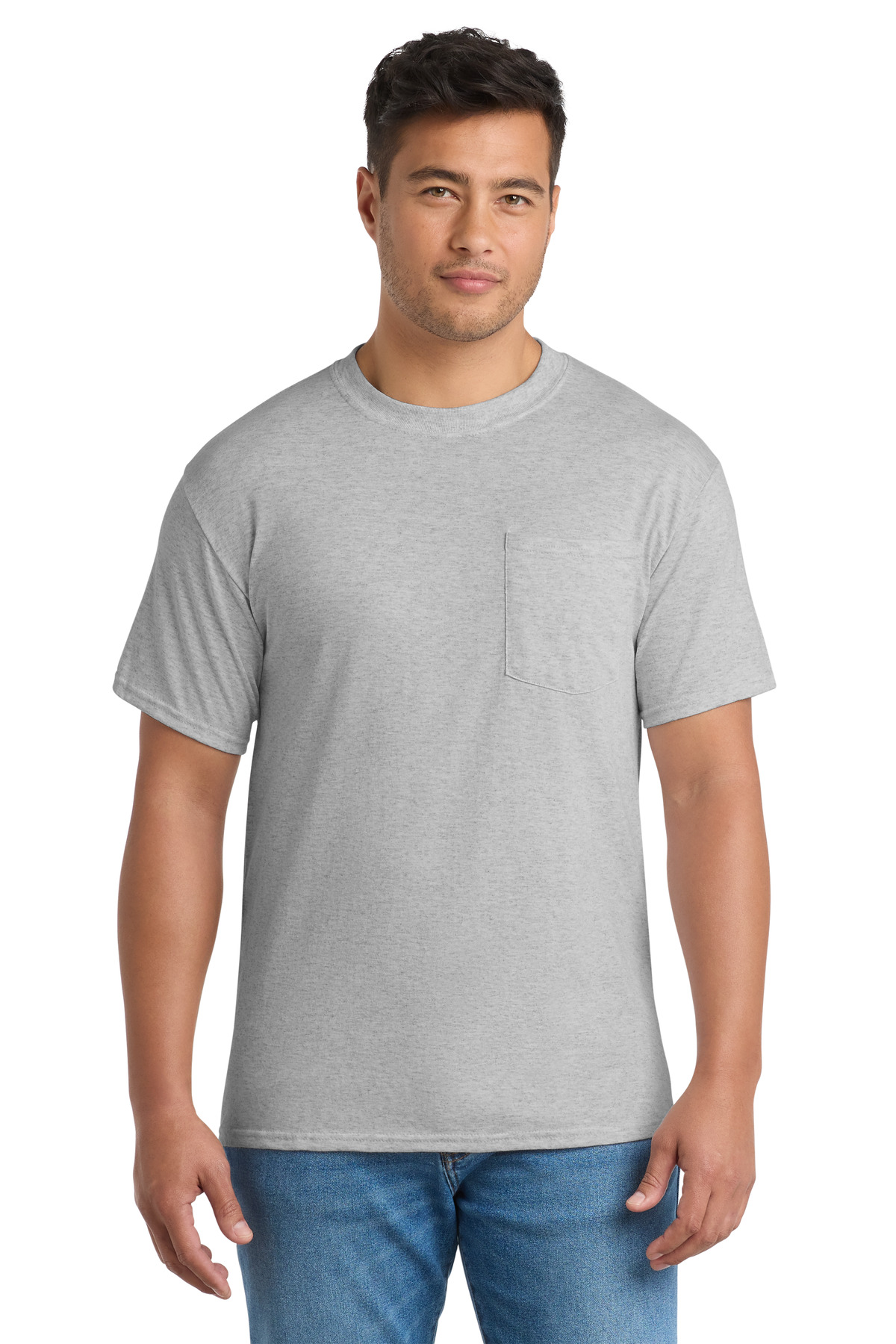 Port & Co Tall Core Blend Pocket Tee-Port &#38; Company