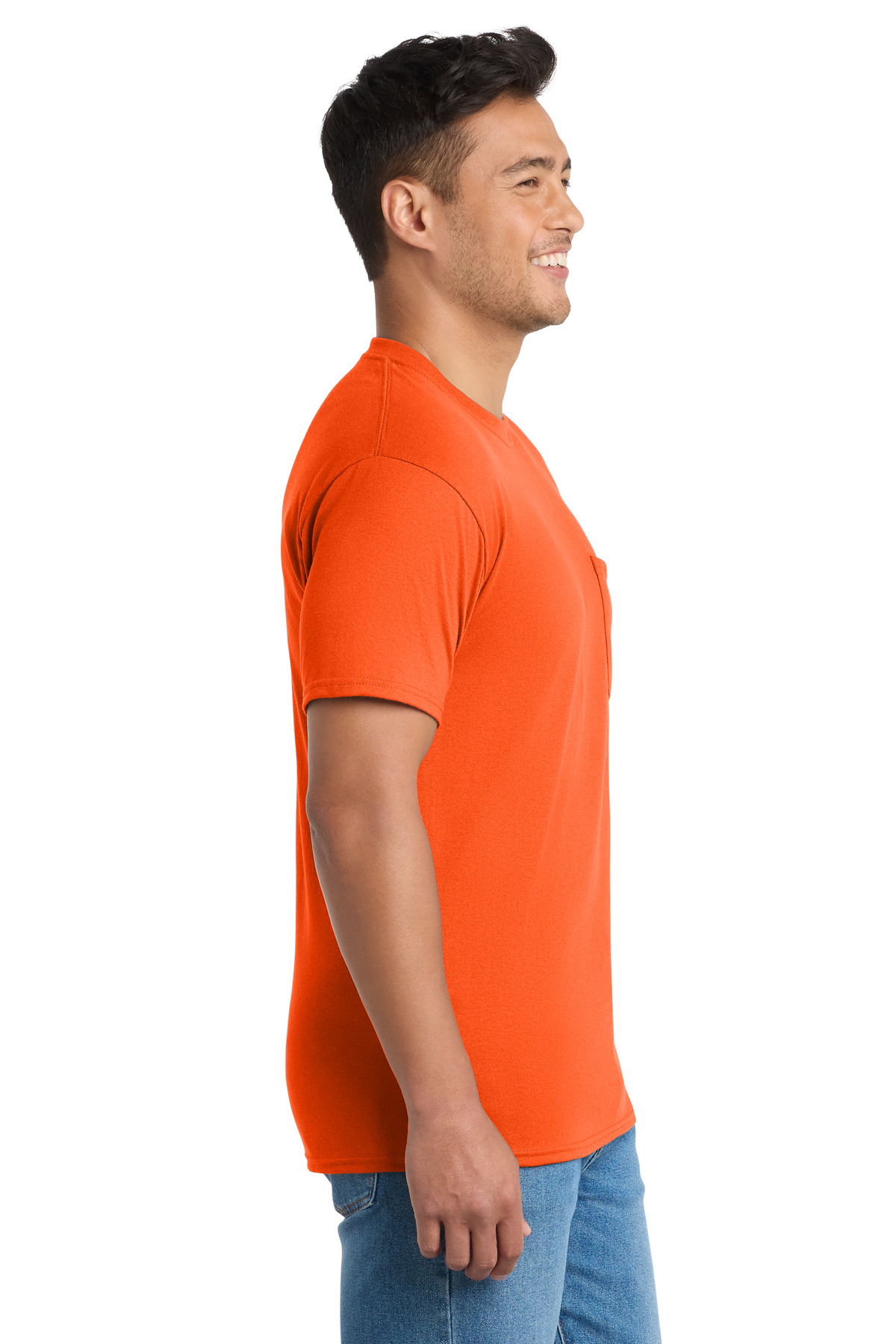 Port & Co Tall Core Blend Pocket Tee. PC55PT