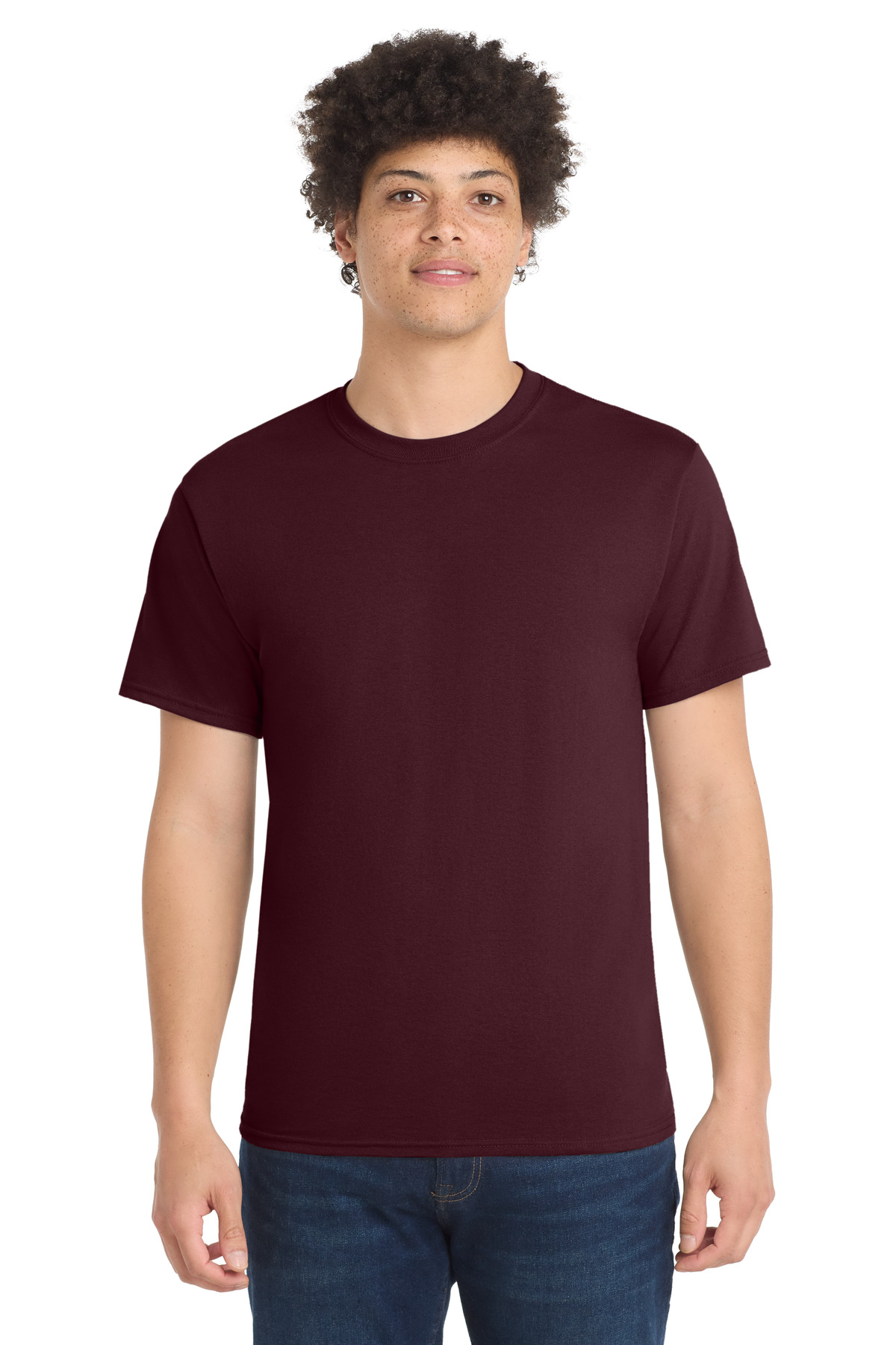 Port & Co ™ Core Blend Tee. PC55 - Athletic Maroon