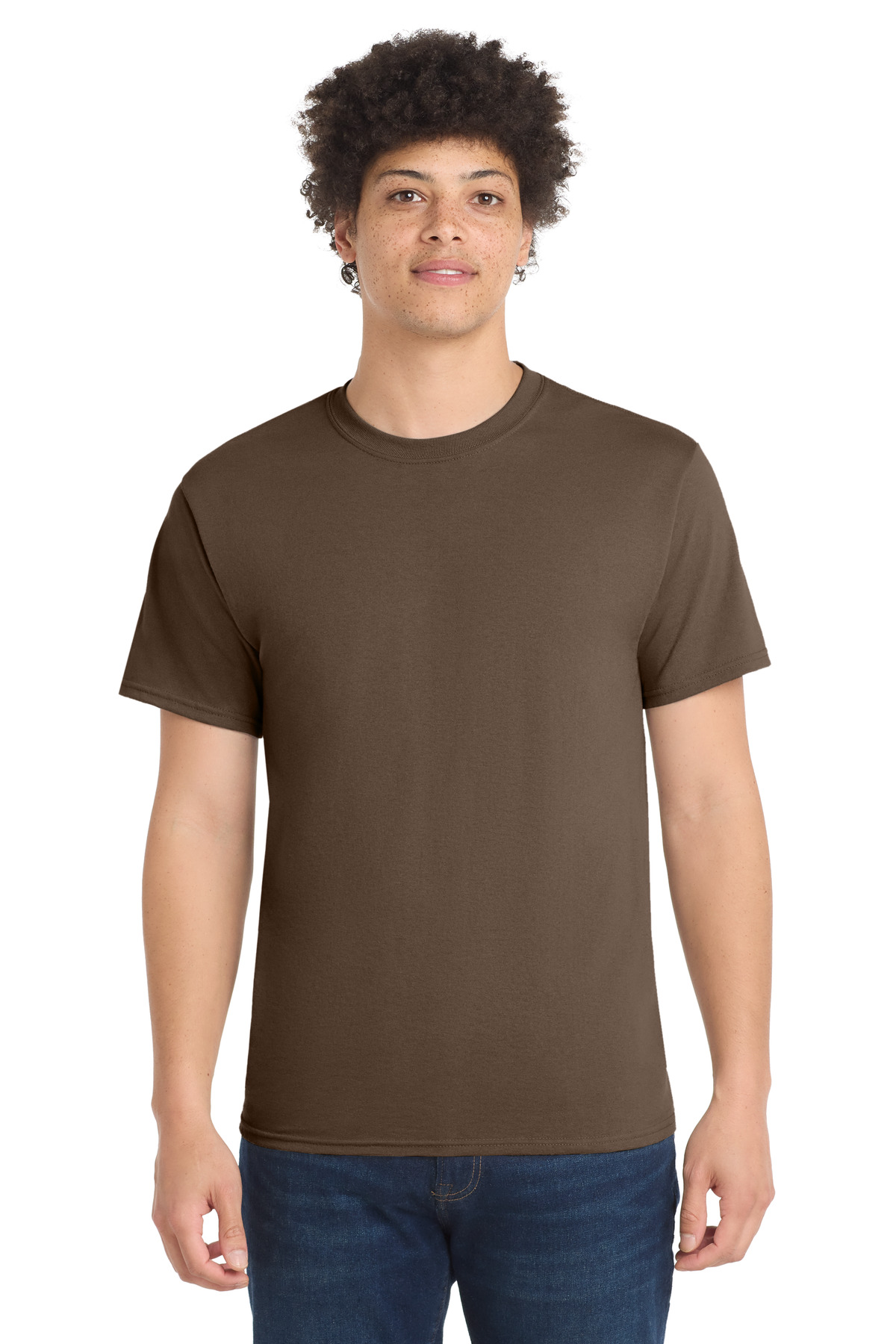 Port & Co ™ Core Blend Tee. PC55 - Brown