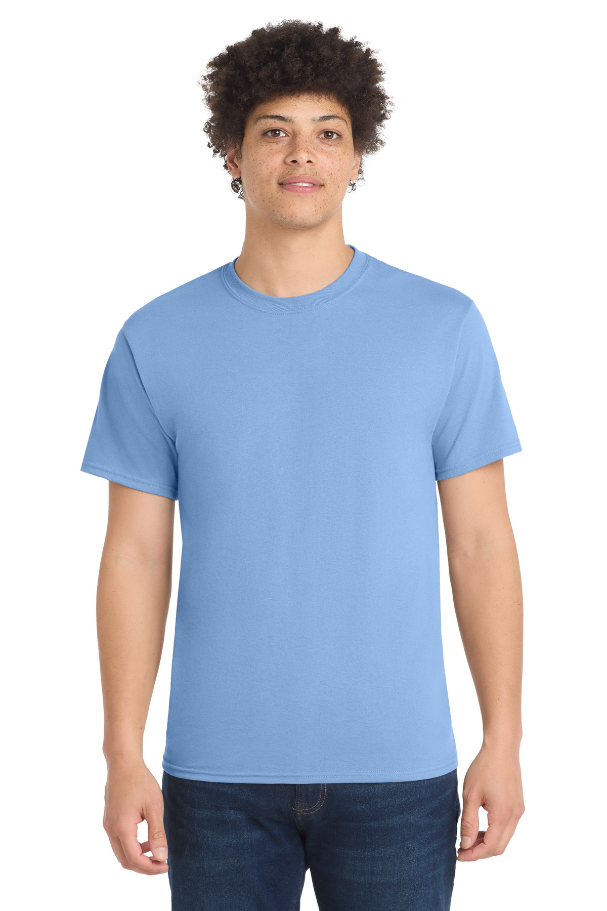 Port & Co ™ Core Blend Tee. PC55 - Light Blue
