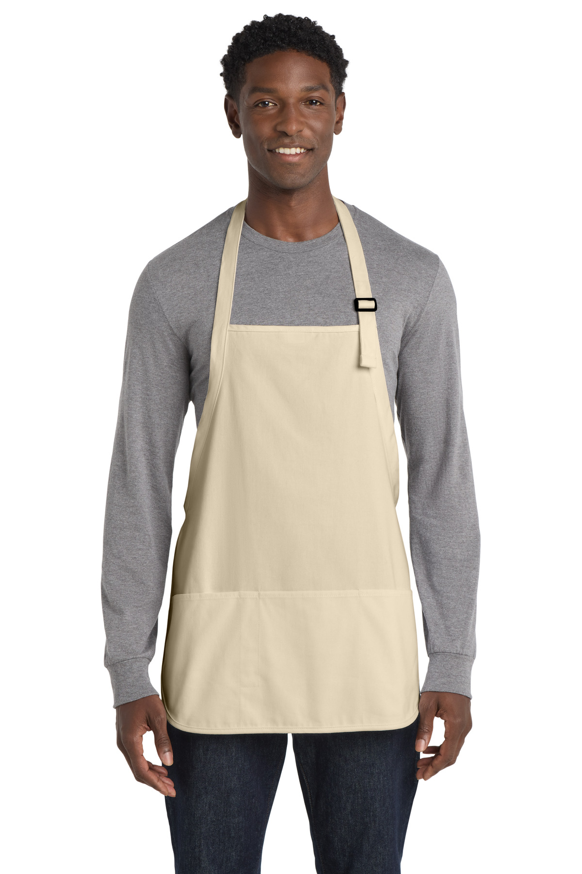 Port Authority Medium-Length Apron with Pouch Pockets. A510 - Image 9